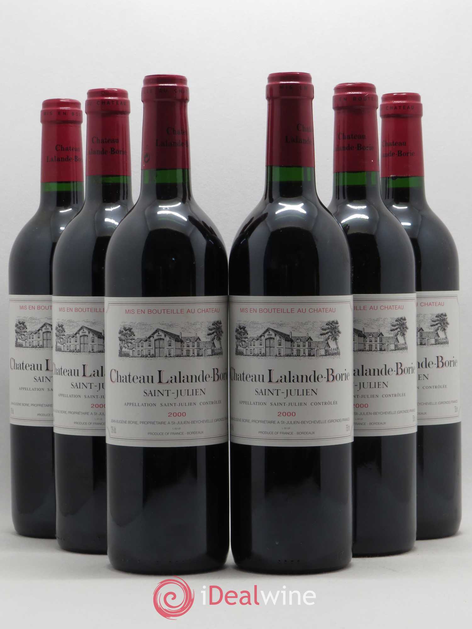 Château Lalande Borie 2000 - Lot de 6 bouteilles - 0