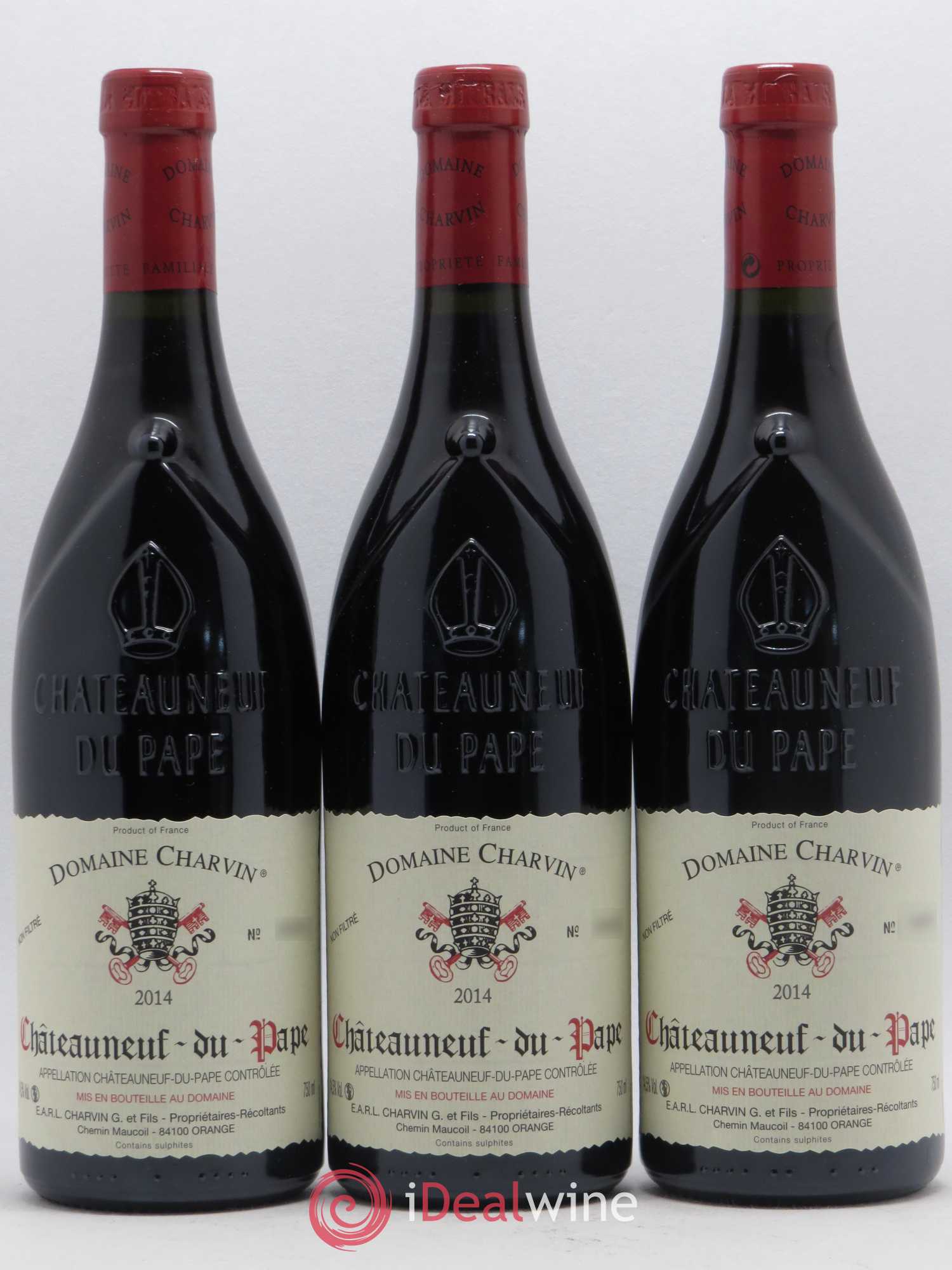 Châteauneuf-du-Pape Charvin (Domaine) 2014 - Lot de 3 bouteilles - 0