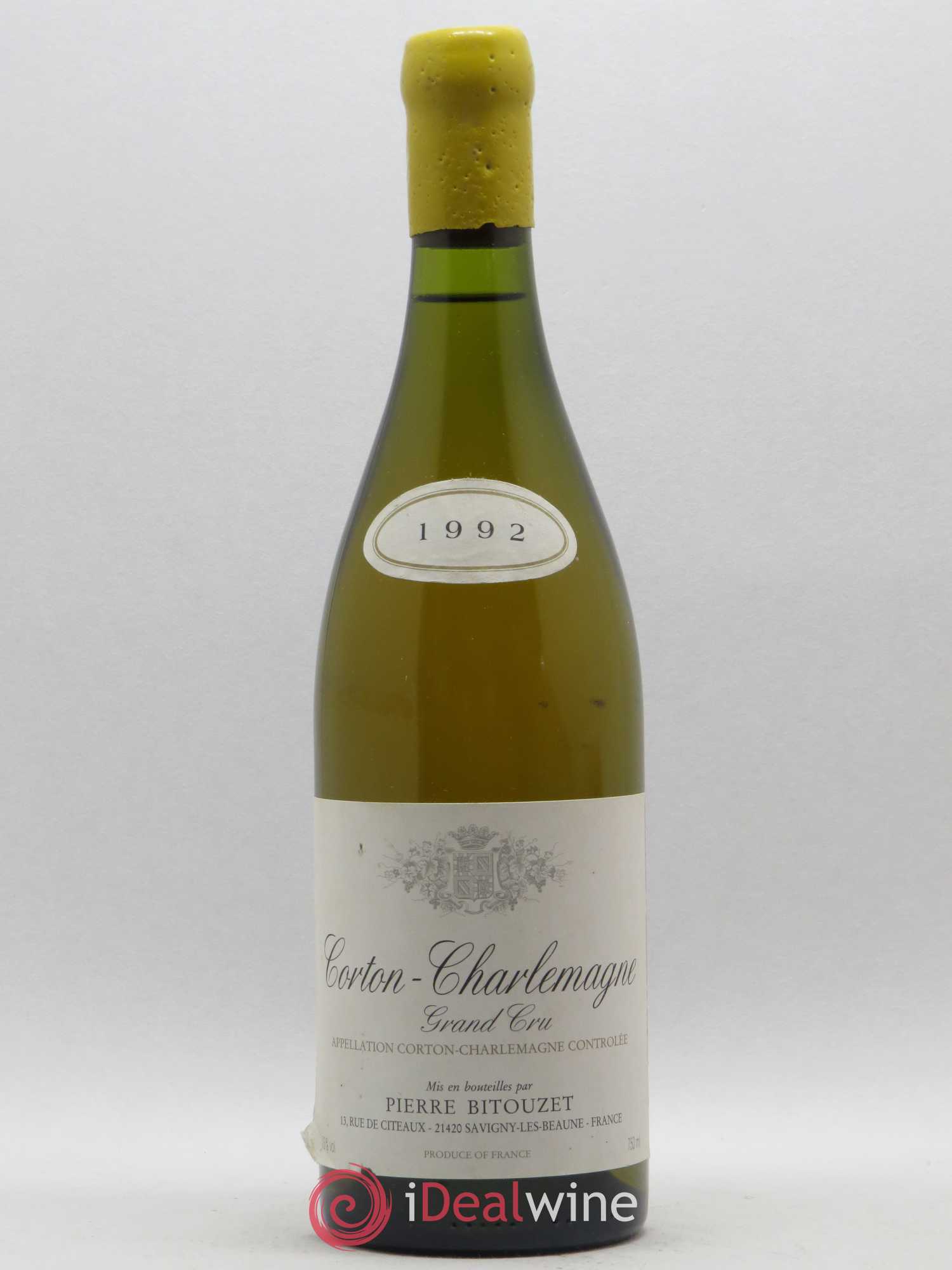 Corton-Charlemagne Grand Cru Bitouzet 1992 - Lot de 1 bouteille - 0