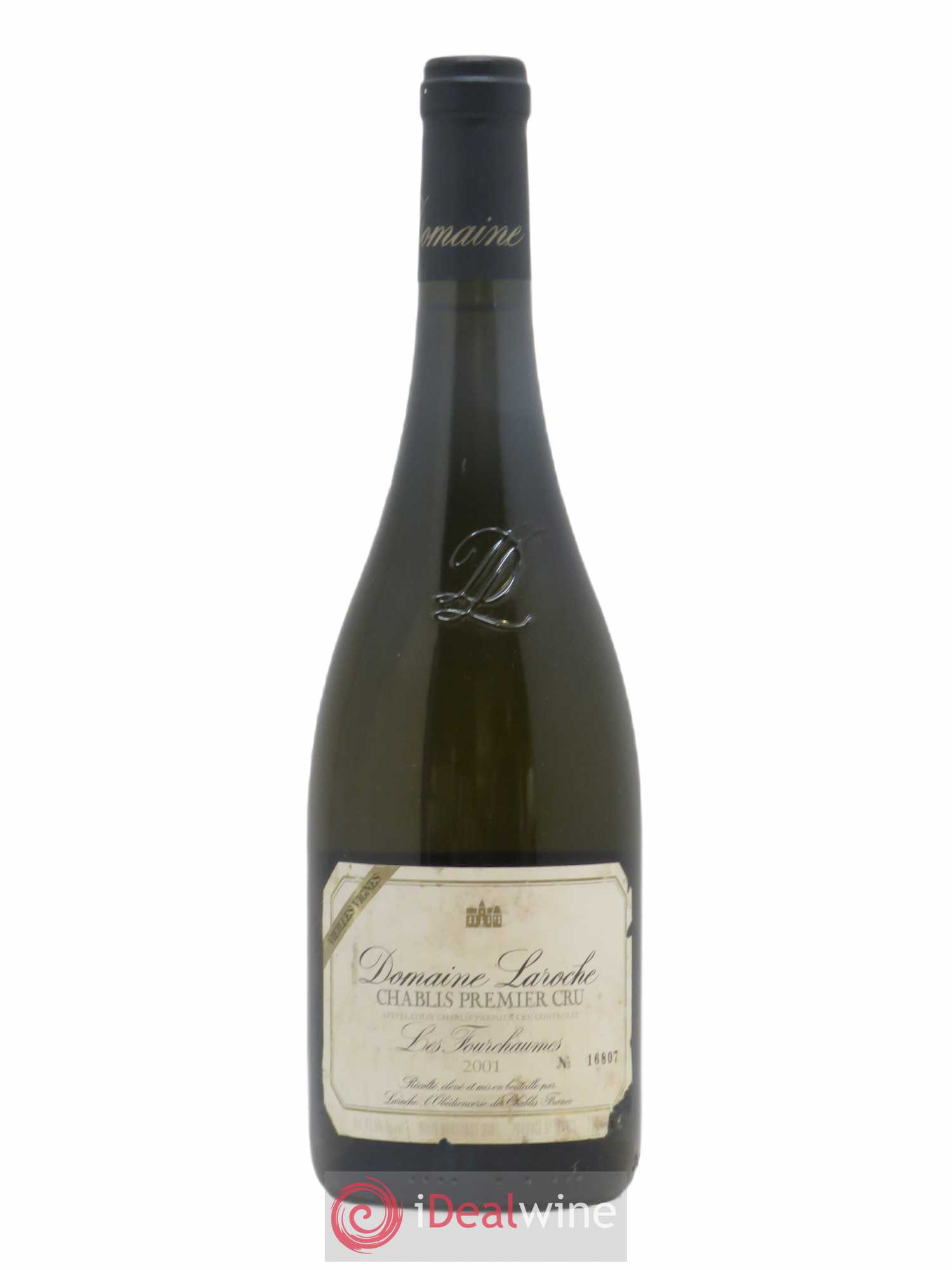 Chablis 1er Cru Fourchaumes Vieilles Vignes Domaine Laroche 2001 - Lot de 1 bouteille - 0