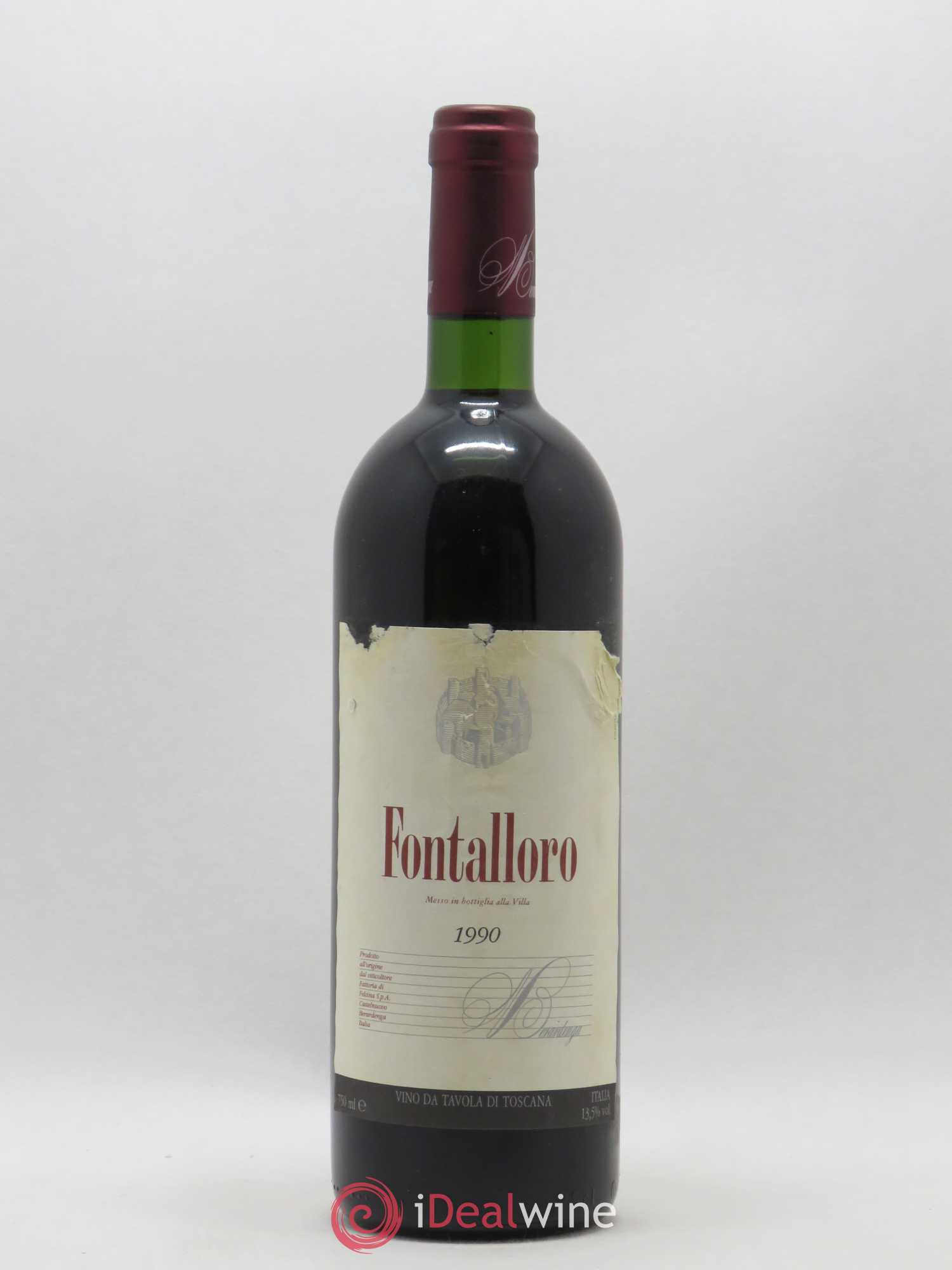 Italie Fontalloro Felsina 1990 - Lot de 1 bouteille - 0