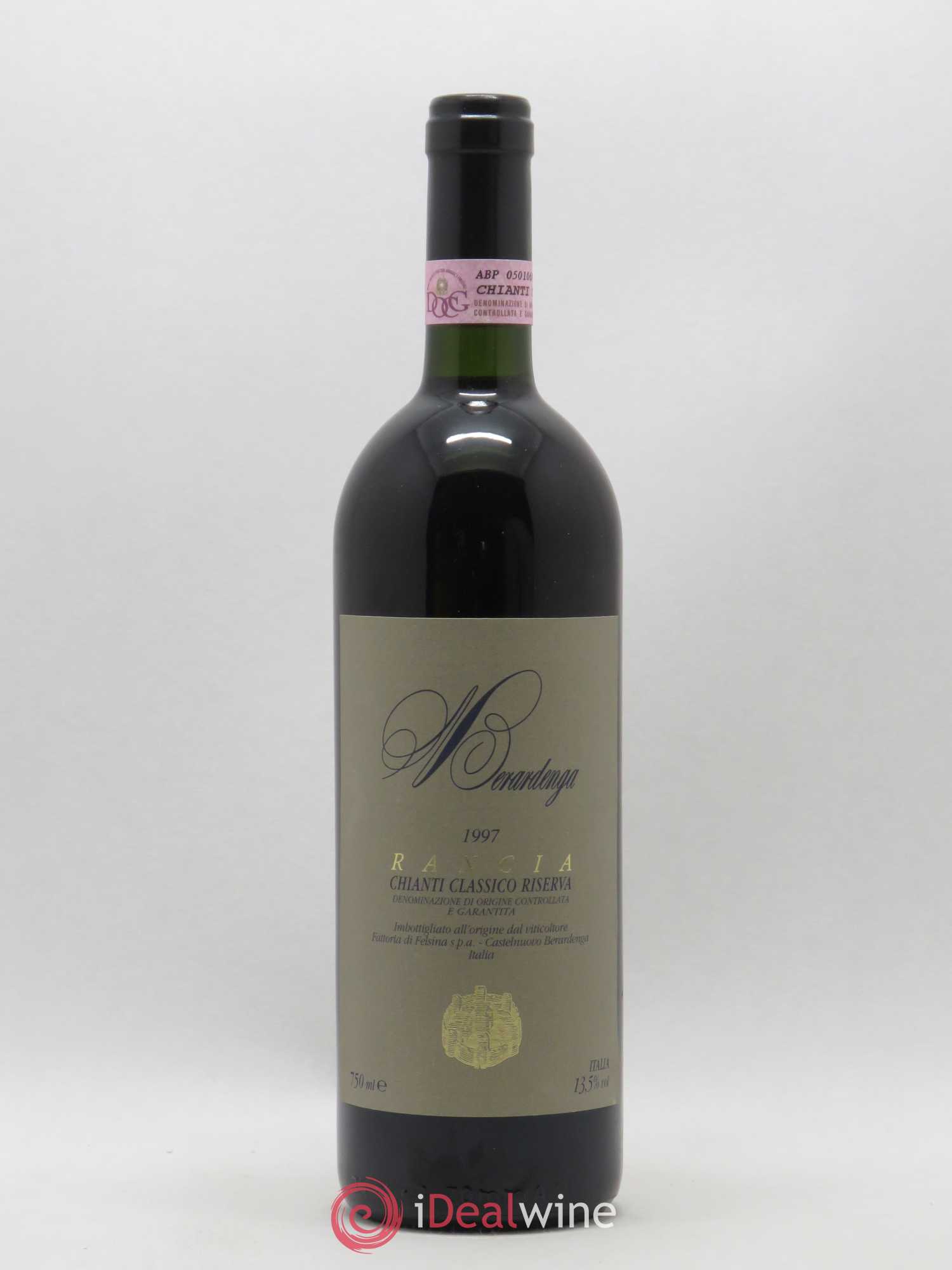 Chianti Classico DOCG Riserva Rancia Berardenga 1997 - Lot of 1 bottle - 0