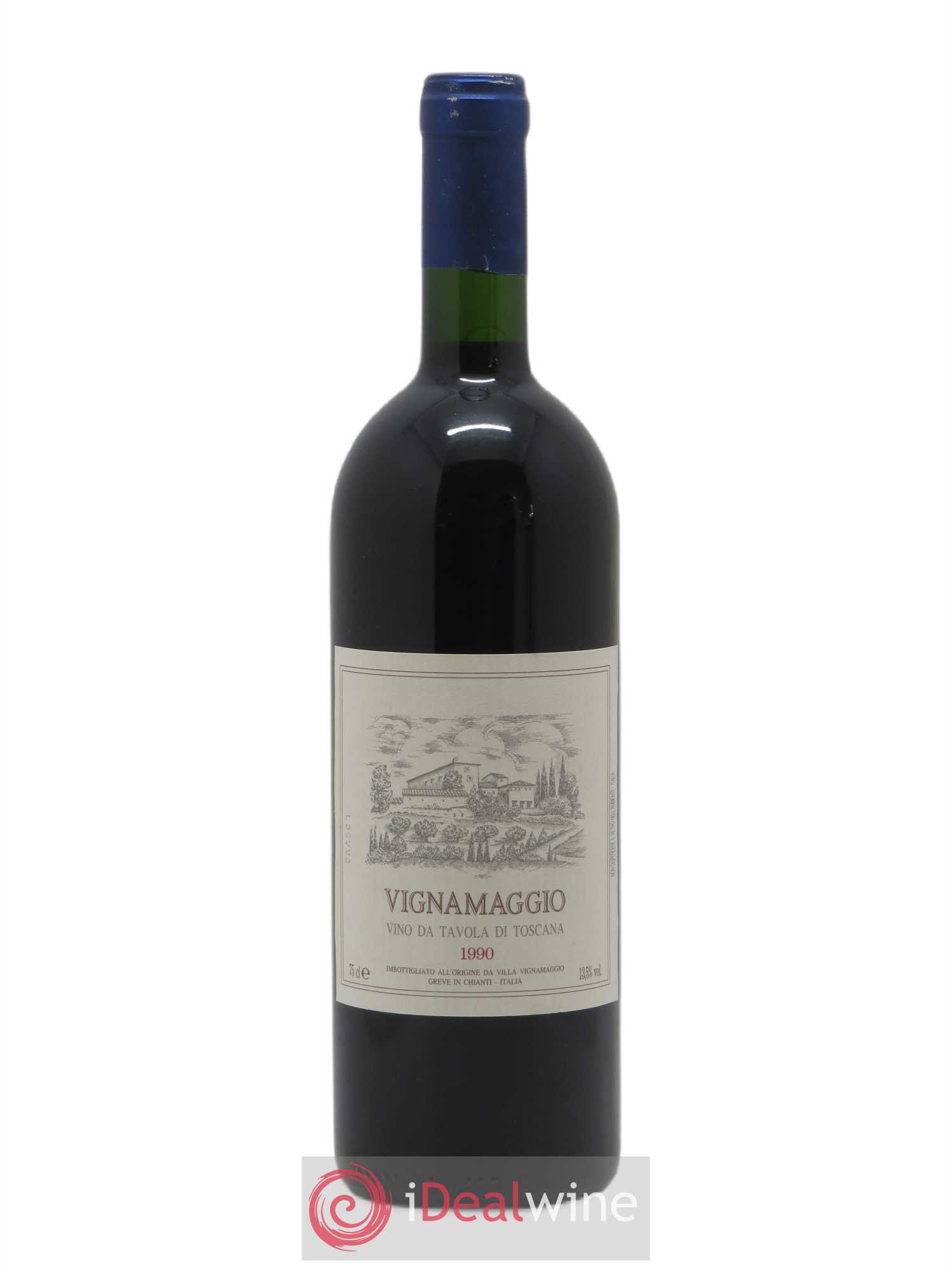 Toscana IGT Vignamaggio 1990 - Lot de 1 bouteille - 0
