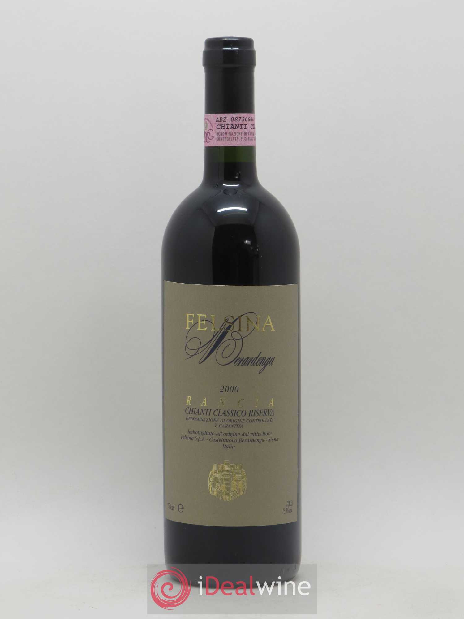 Chianti Classico DOCG Rancia Riserva Felsina Berardenga 2000 - Posten von 1 Flasche - 0