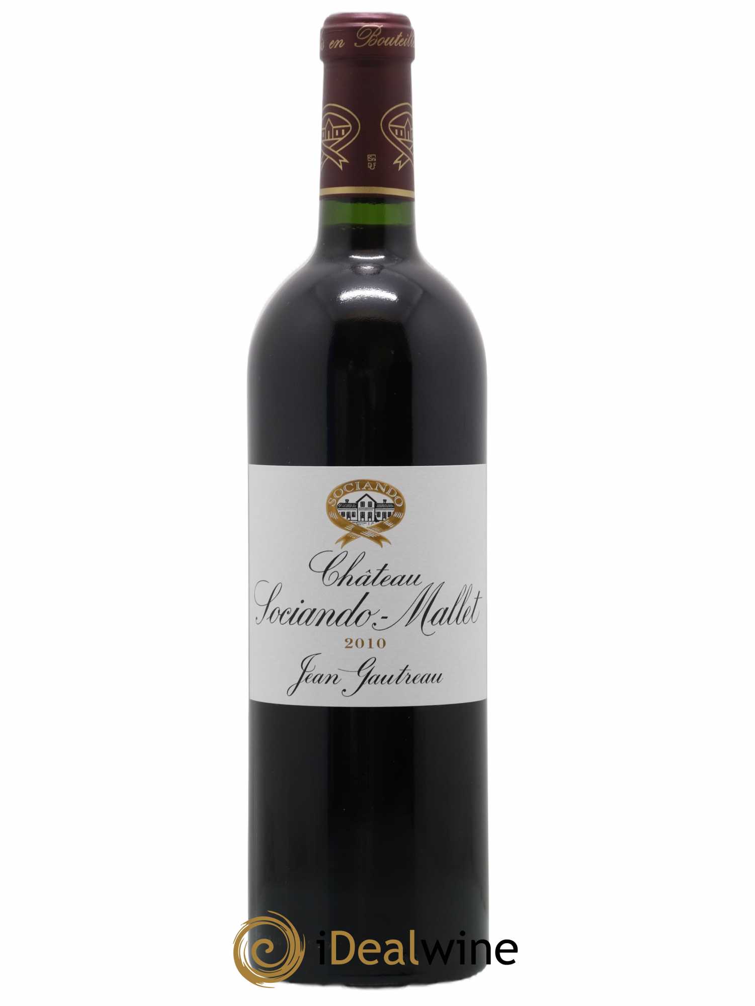 Château Sociando Mallet 2010 - Lot de 1 bouteille - 0