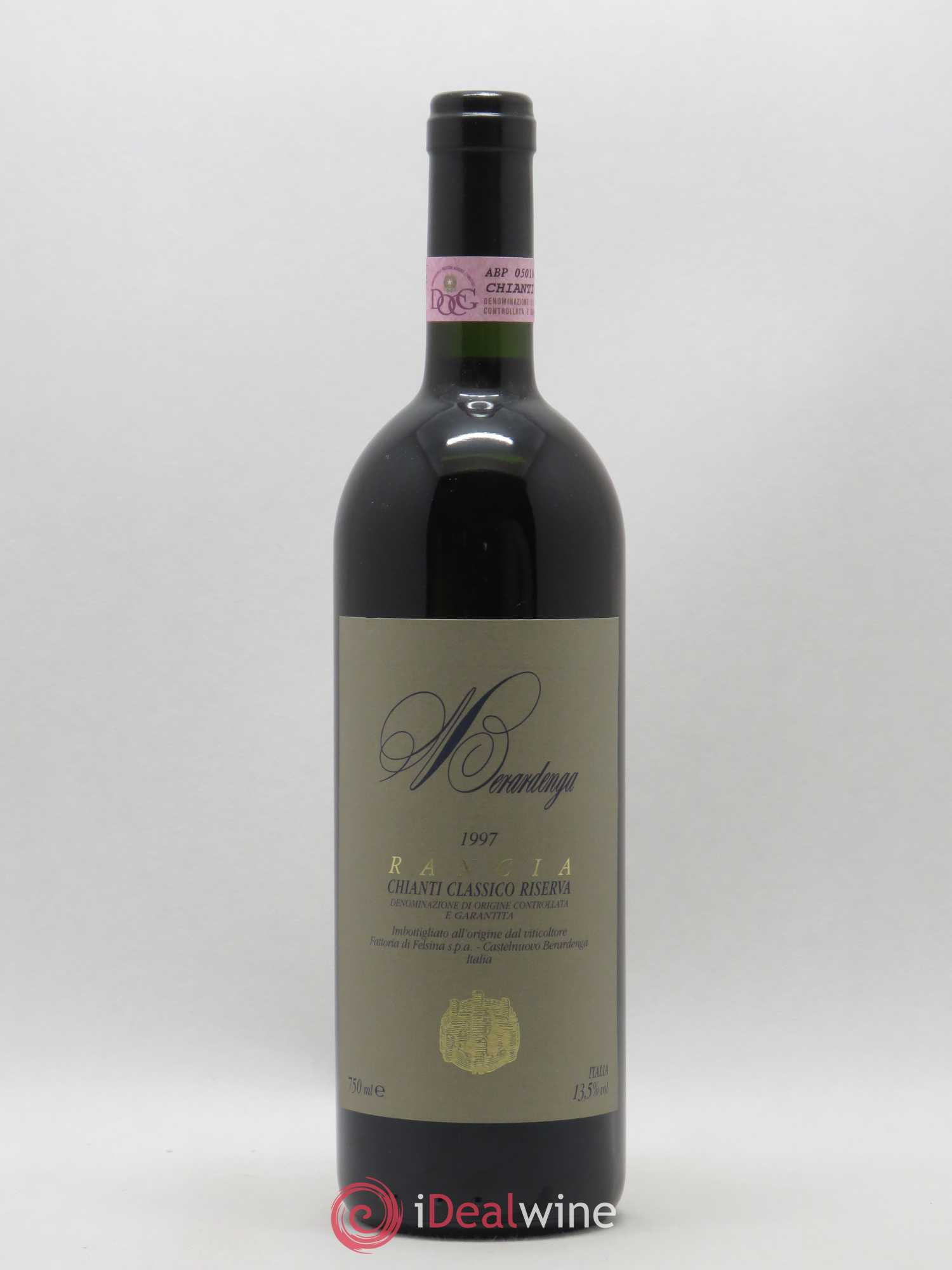 Chianti Classico DOCG Riserva Rancia Berardenga 1997 - Lot of 1 bottle - 0