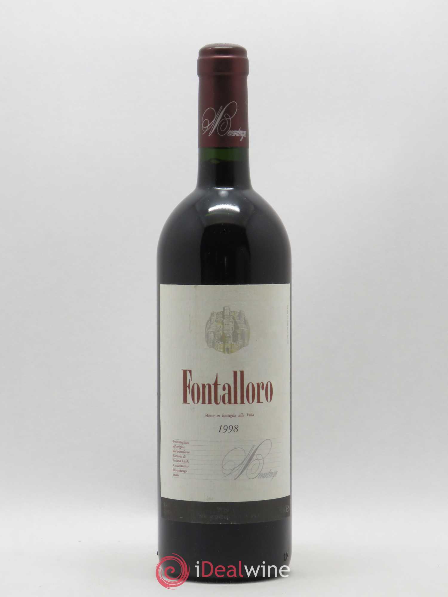 Italie Fontalloro Felsina 1998 - Lot de 1 bouteille - 0