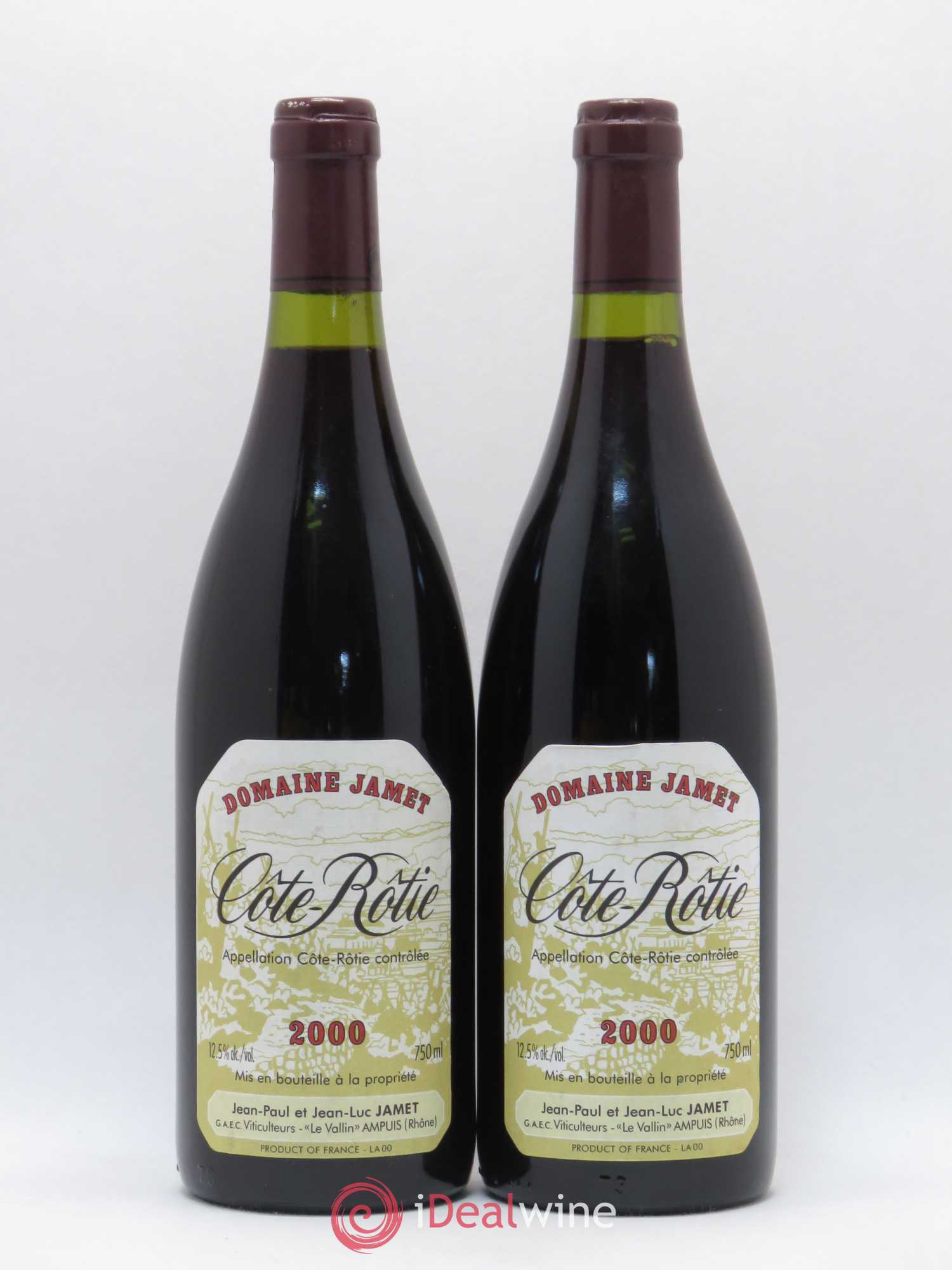 Côte-Rôtie Jamet (Domaine) 2000 - Lot de 2 bouteilles - 0