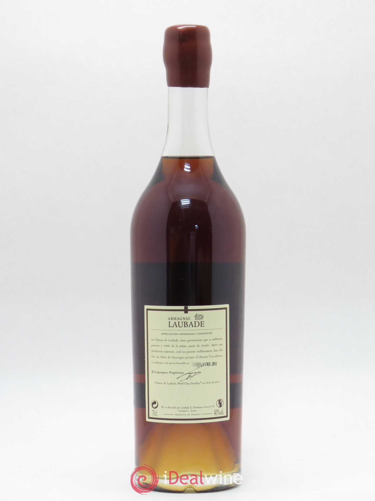 Armagnac Laubade 1961 - Posten von 1 Flasche - 1