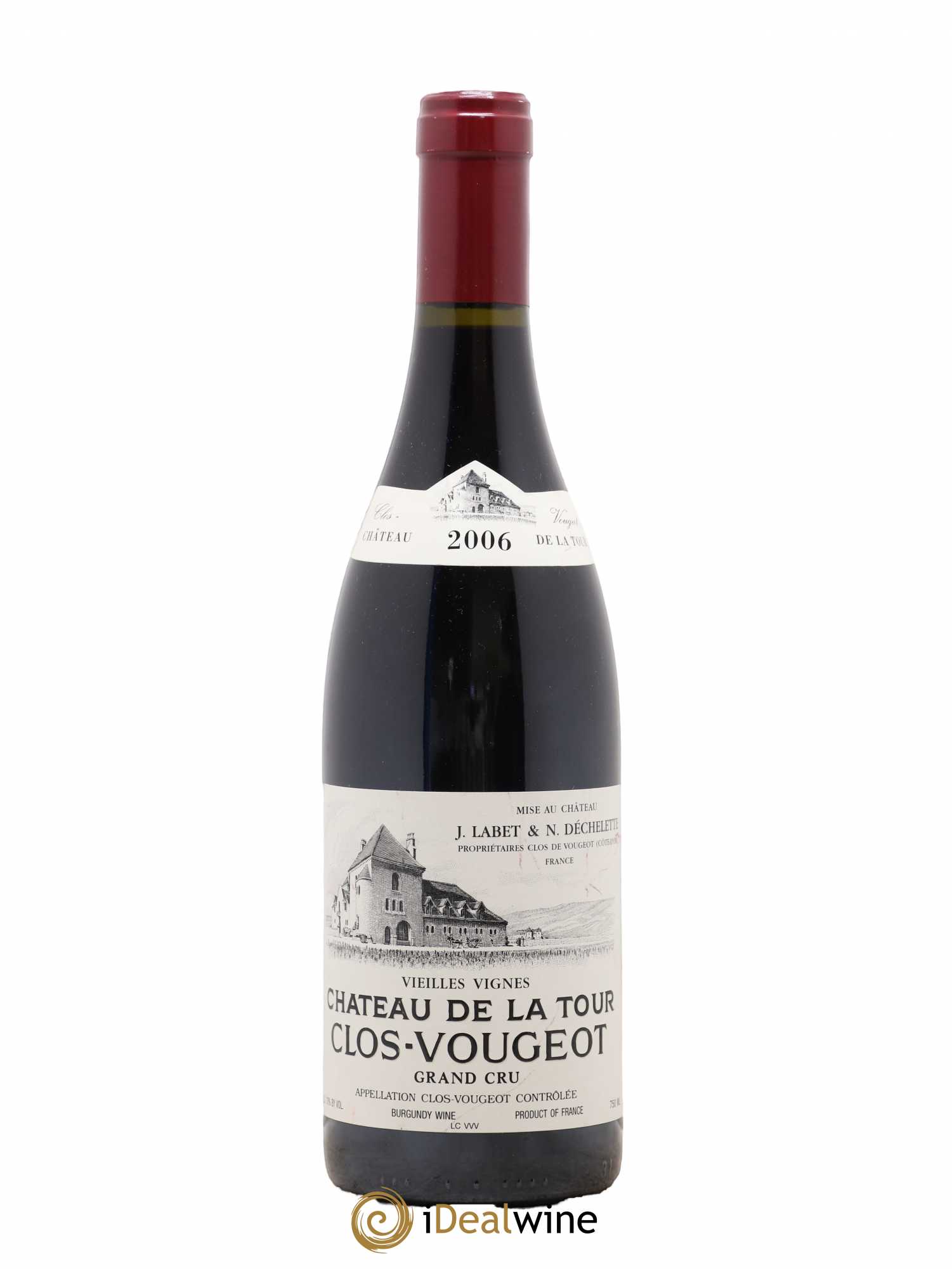 Clos de Vougeot Grand Cru Vieilles Vignes Château de La Tour 2006 - Lot de 1 bouteille - 0