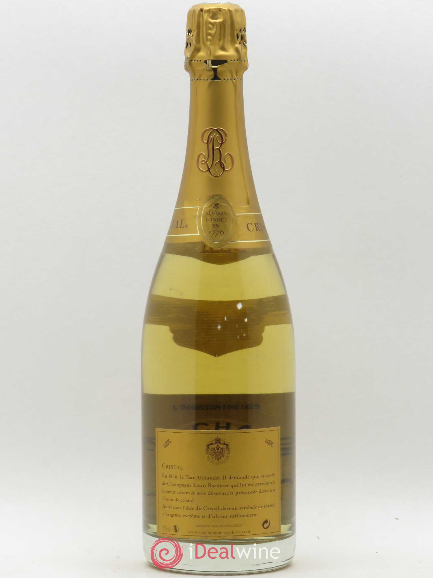 Cristal Louis Roederer 2002 - Lot de 1 bouteille - 1