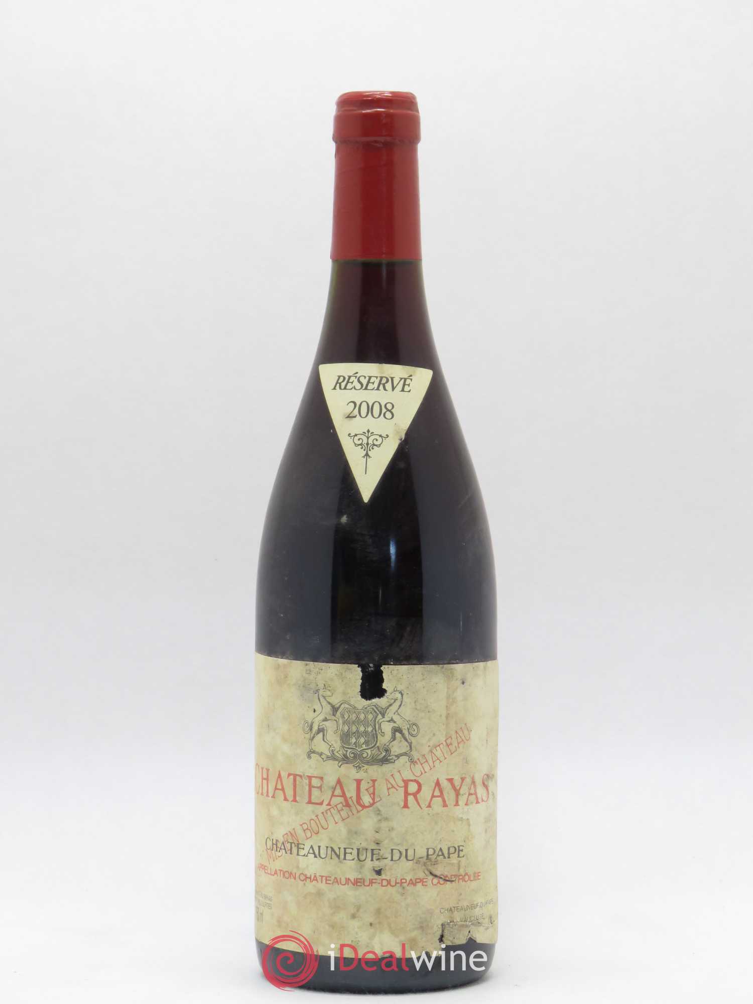 Châteauneuf-du-Pape Château Rayas Emmanuel Reynaud 2008 - Lot de 1 bouteille - 0