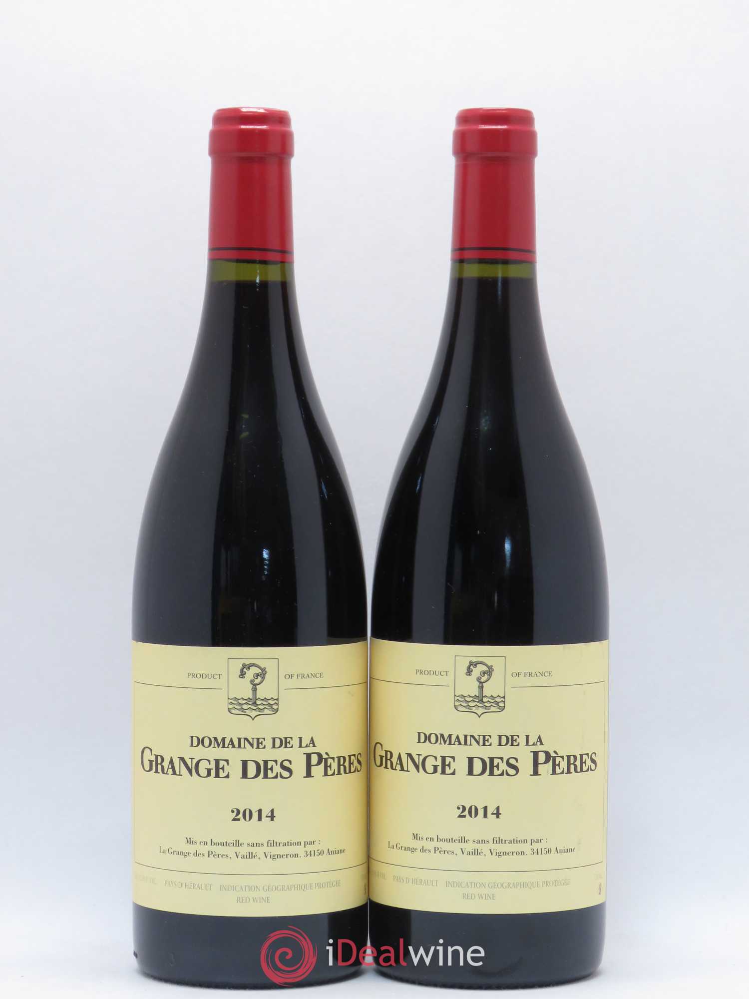 Pays d'Hérault Grange des Pères Laurent Vaillé 2014 - Lot de 2 bouteilles - 0