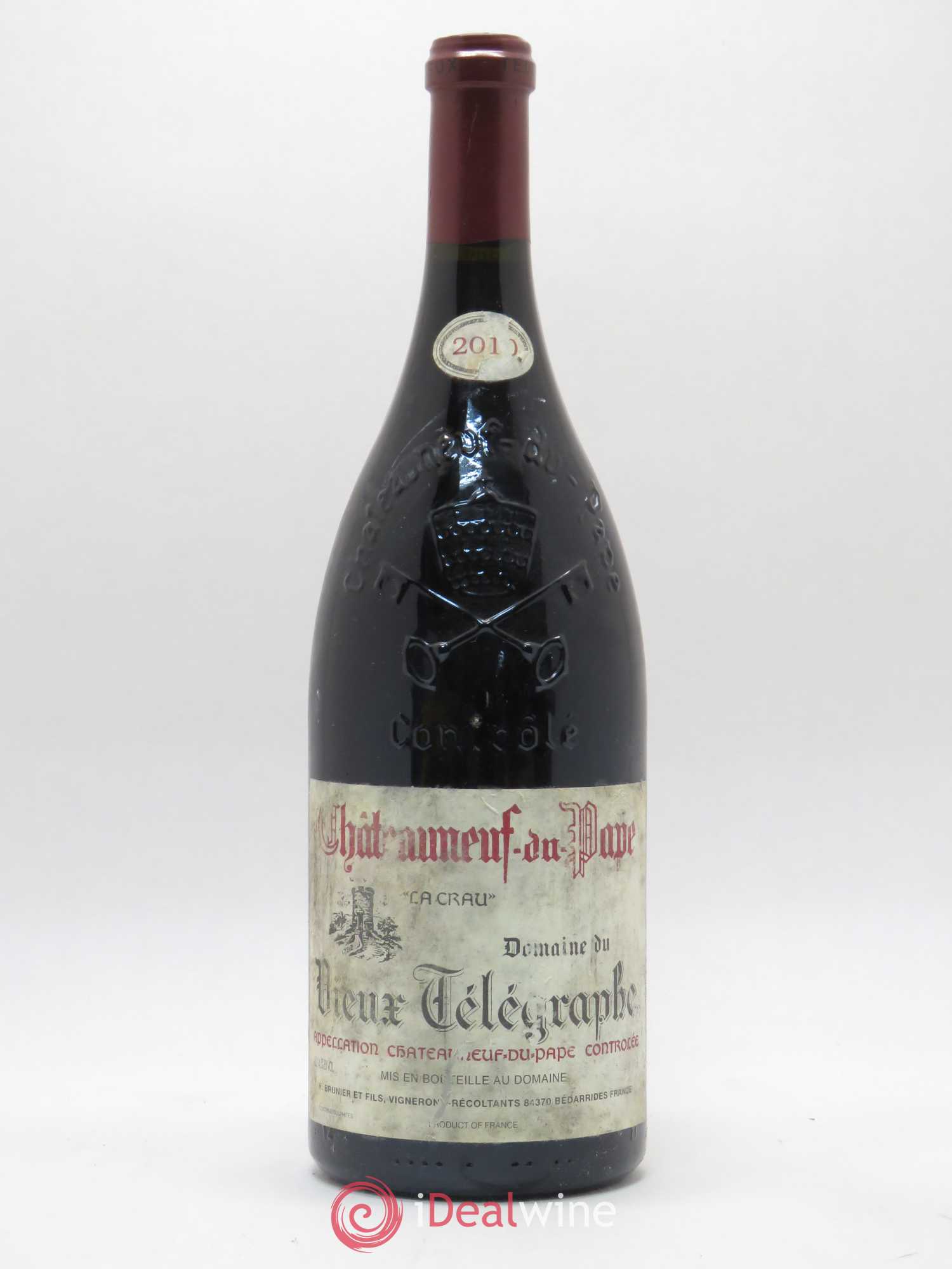 Châteauneuf-du-Pape Vieux Télégraphe (Domaine du) Vignobles Brunier La Crau 2010 - Lot de 1 magnum - 0