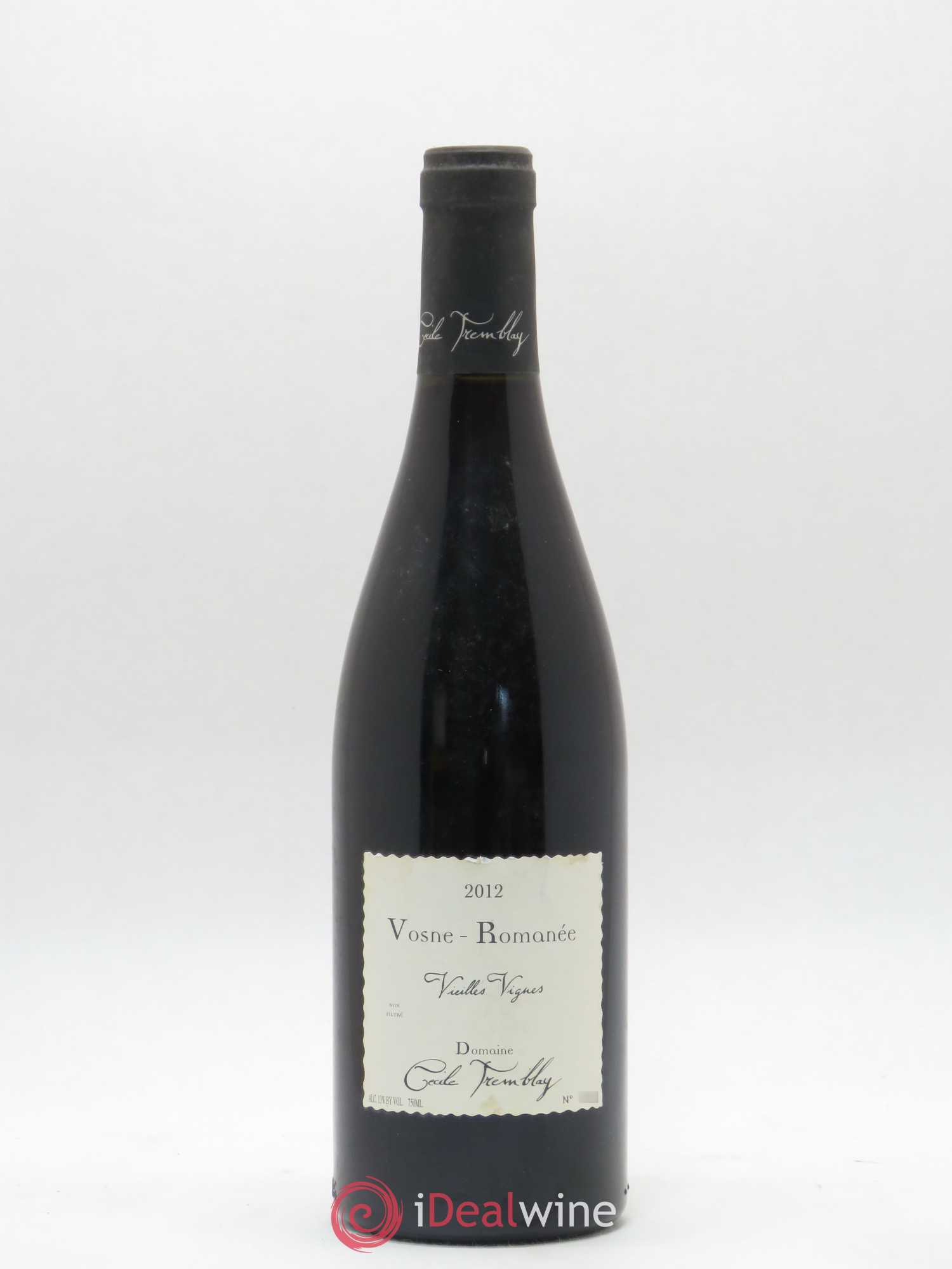 Vosne-Romanée Vieilles Vignes Cécile Tremblay 2012 - Lot de 1 bouteille - 0