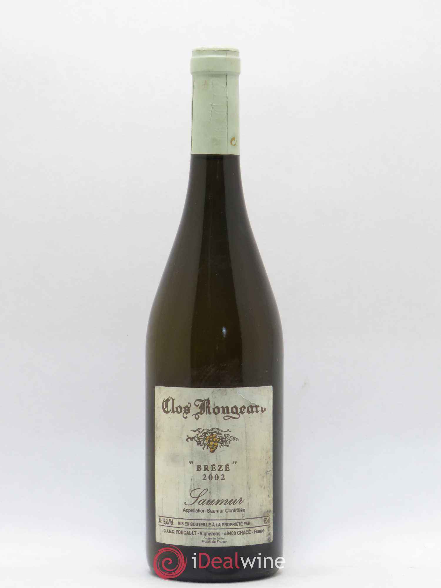 Saumur Brézé Clos Rougeard 2002 - Lot de 1 bouteille - 0