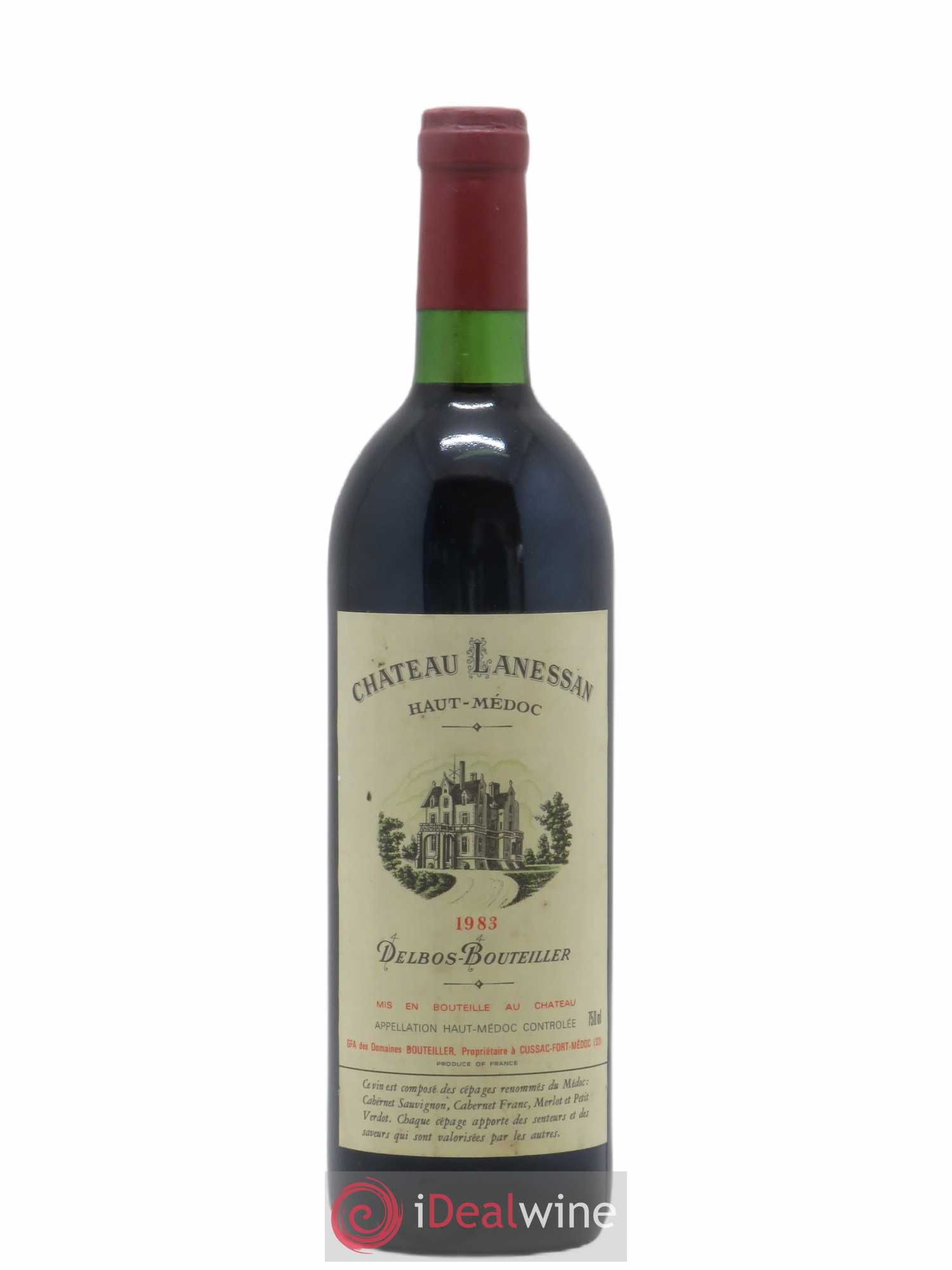 Château Lanessan Cru Bourgeois 1983 - Lot de 1 bouteille - 0