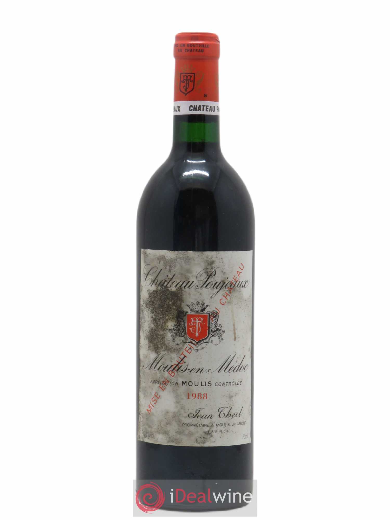 Château Poujeaux 1988 - Lot de 1 bouteille - 0