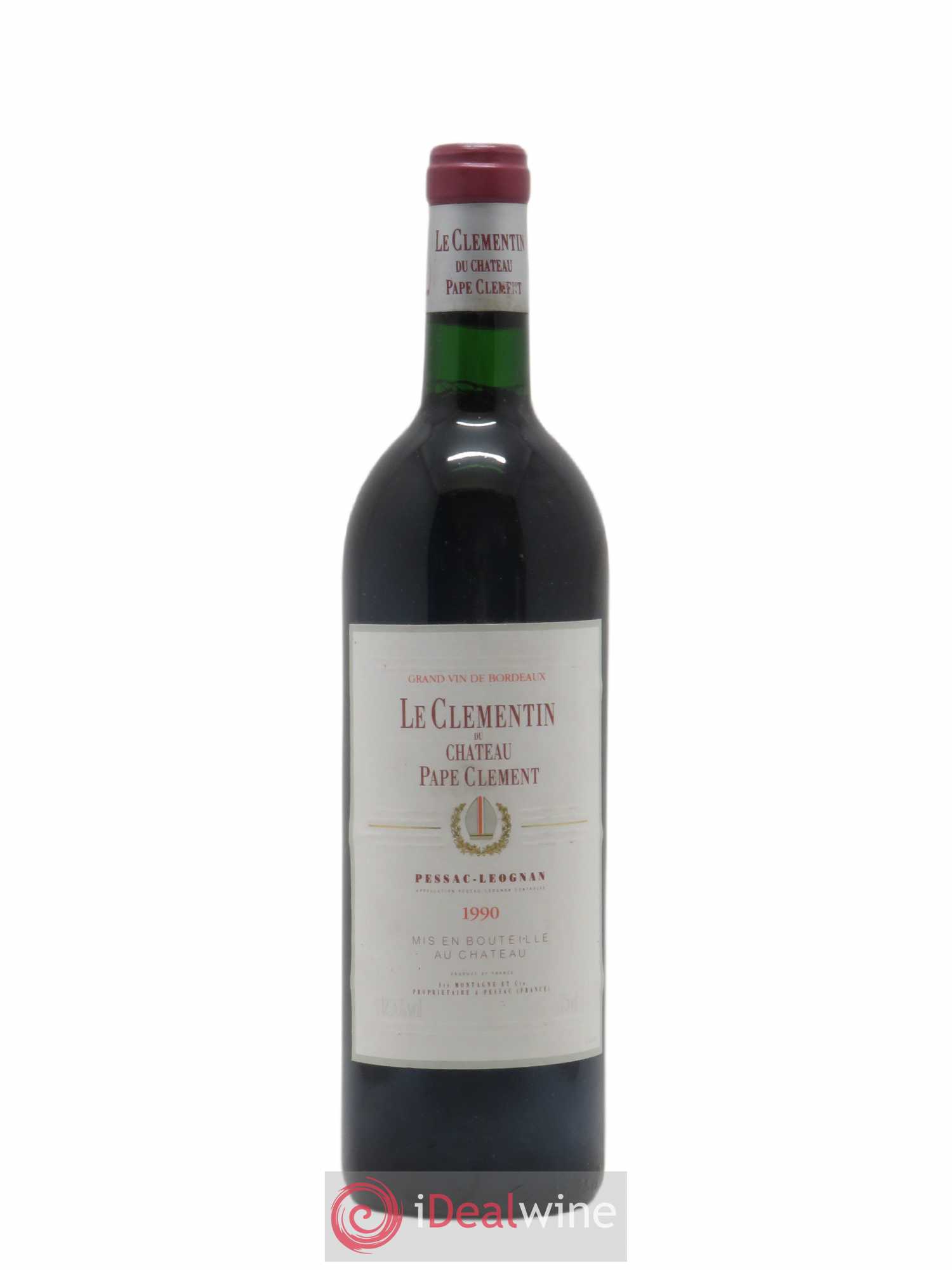 Le Clémentin de Pape Clément Second Vin 1990 - Lot de 1 bouteille - 0