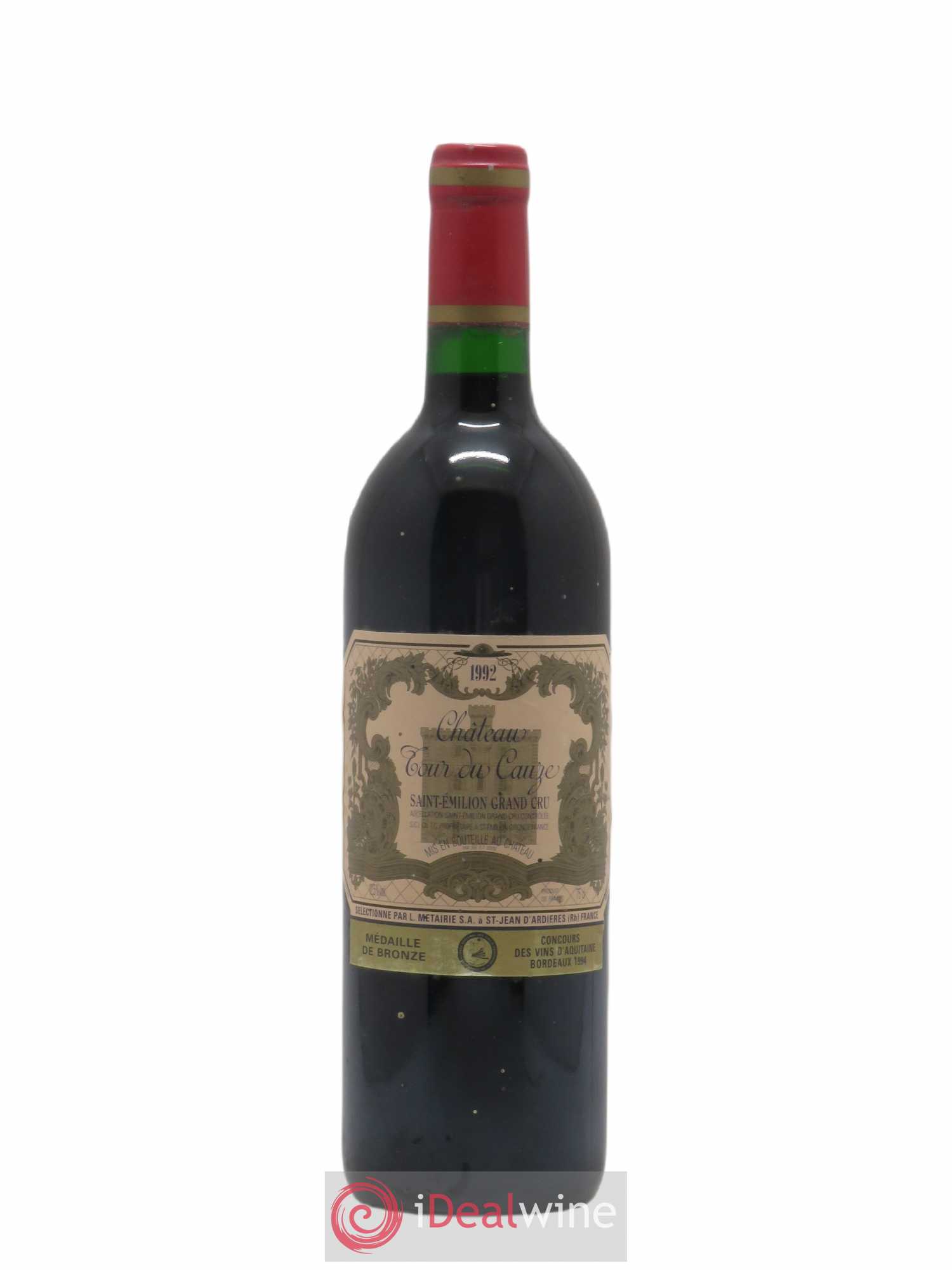 Saint-Émilion Grand Cru Château Tour du Cauze 1992 - Posten von 1 Flasche - 0