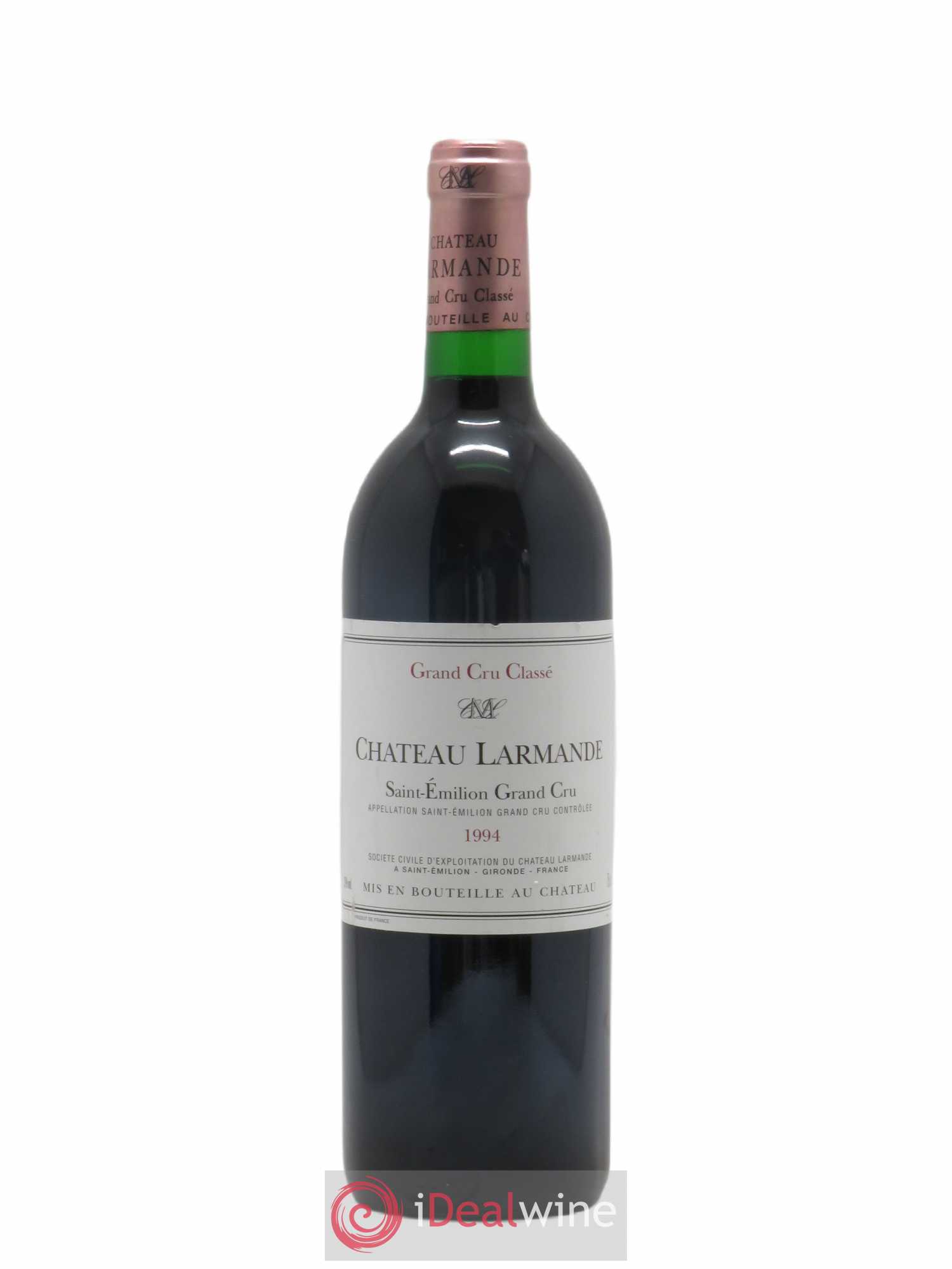 Château Larmande Grand Cru Classé 1994 - Lot de 1 bouteille - 0