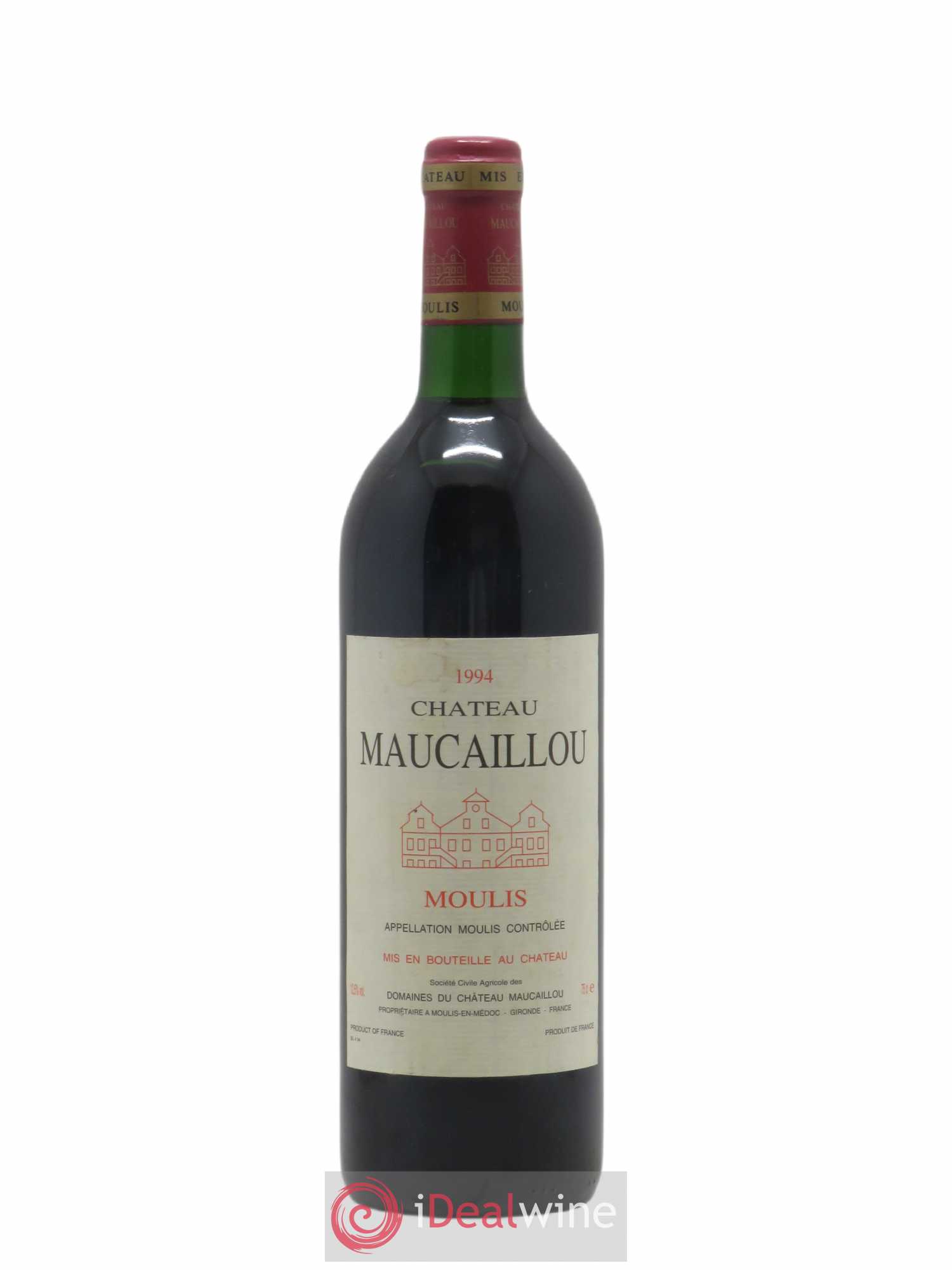Château Maucaillou 1994 - Lot de 1 bouteille - 0