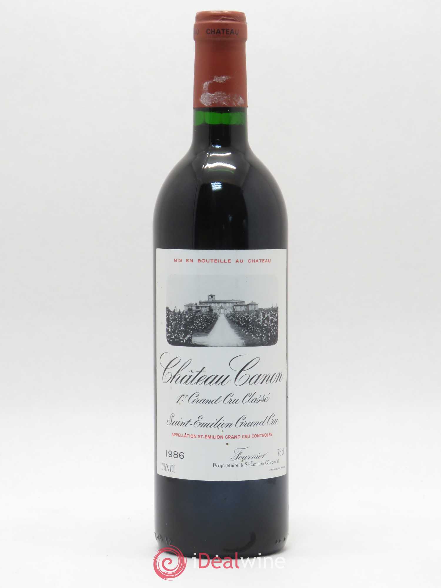 Château Canon 1er Grand Cru Classé B 1986 - Lot de 1 bouteille - 0