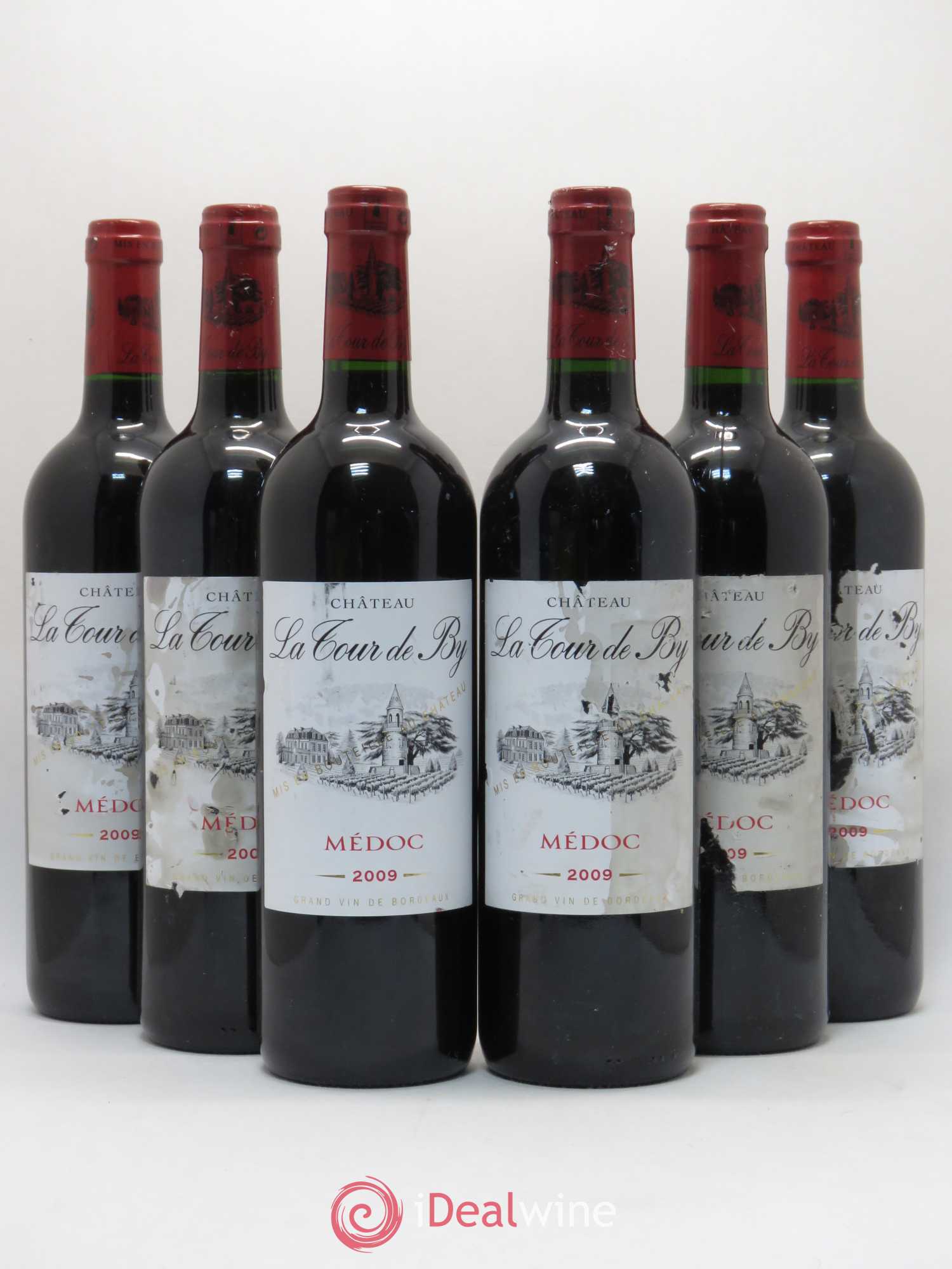 Château La Tour de By Cru Bourgeois 2009 - Lot de 6 bouteilles - 0
