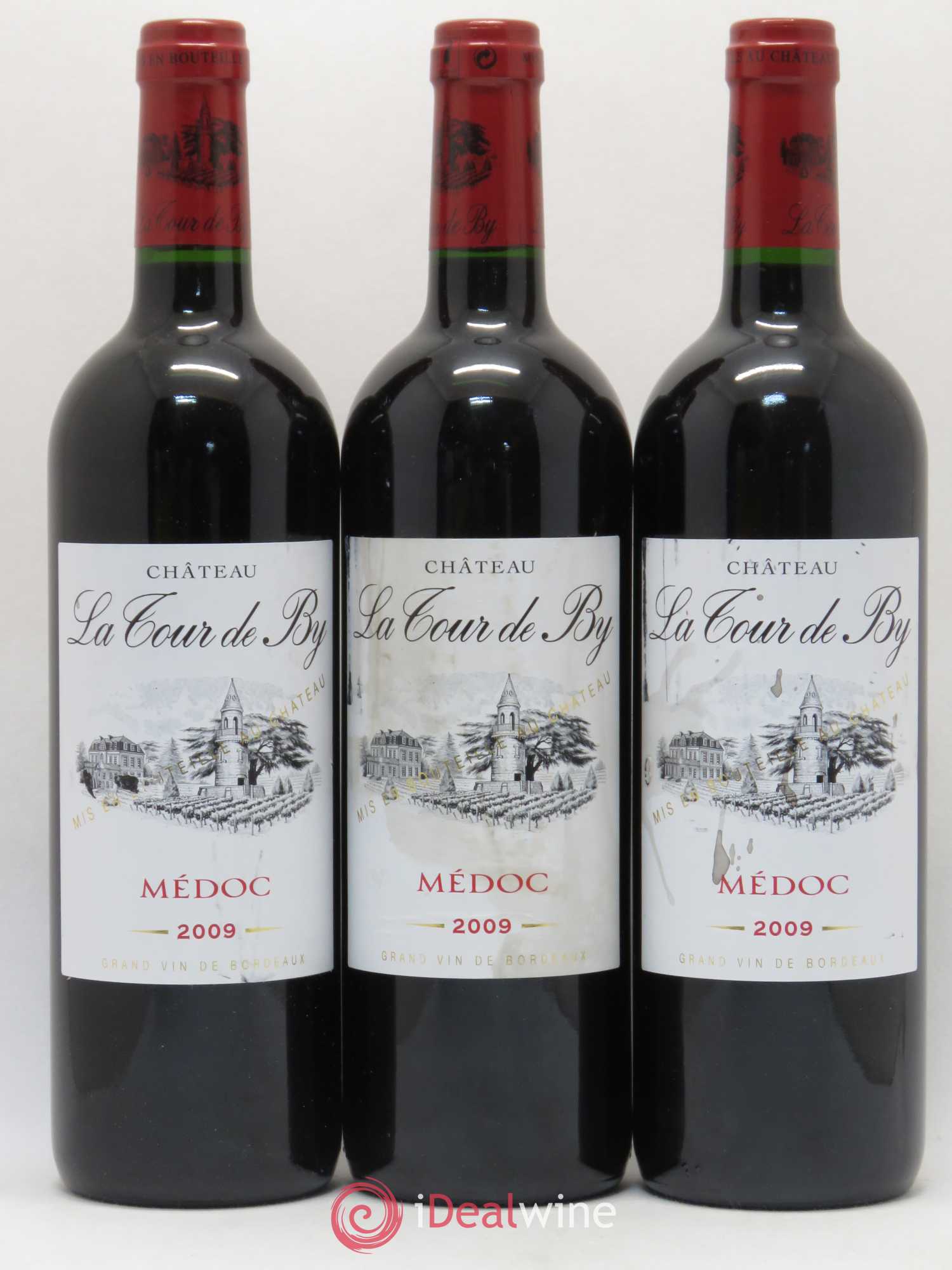 Château La Tour de By Cru Bourgeois 2009 - Lot de 6 bouteilles - 1