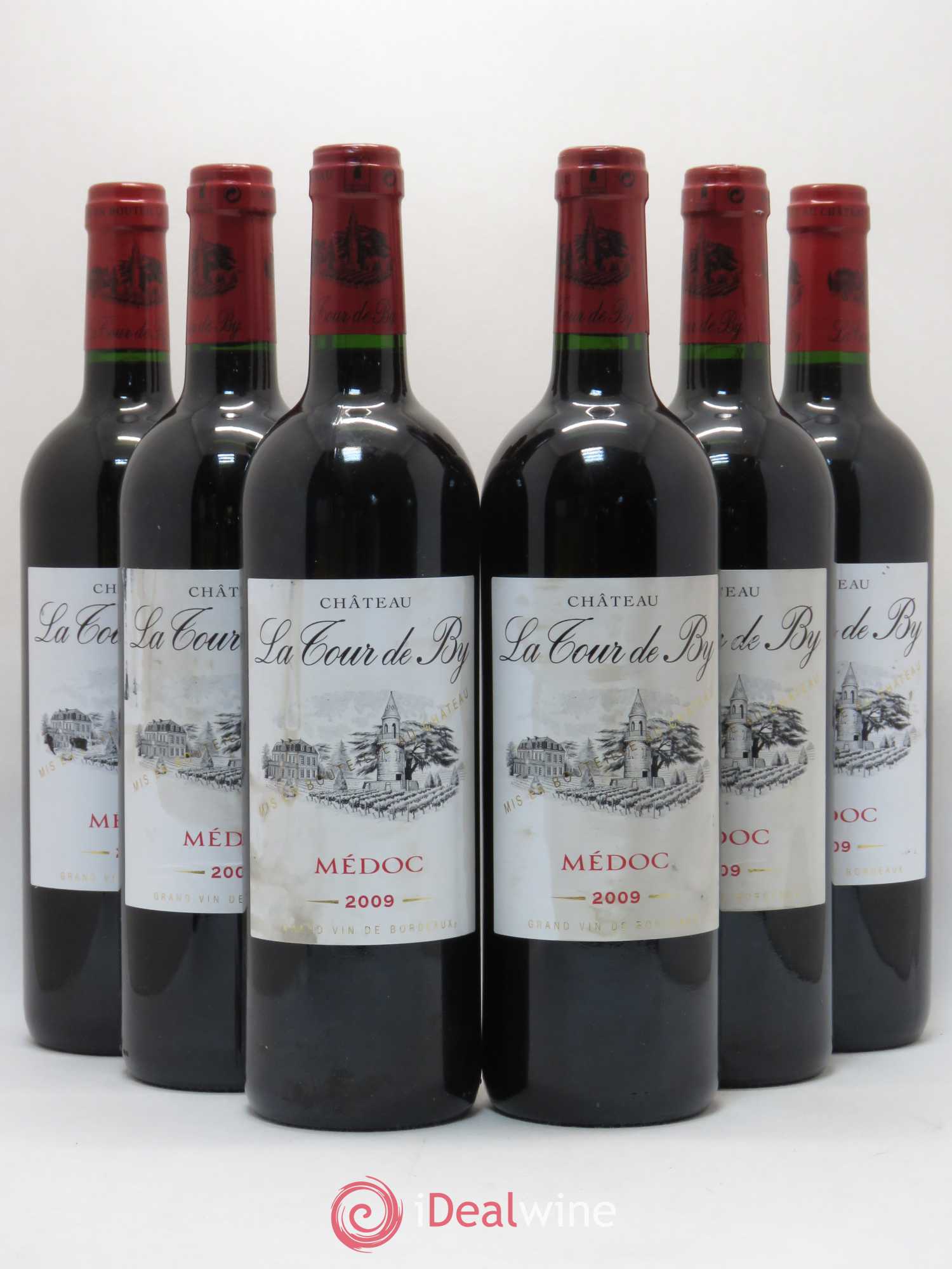 Château La Tour de By Cru Bourgeois 2009 - Lot de 6 bouteilles - 0