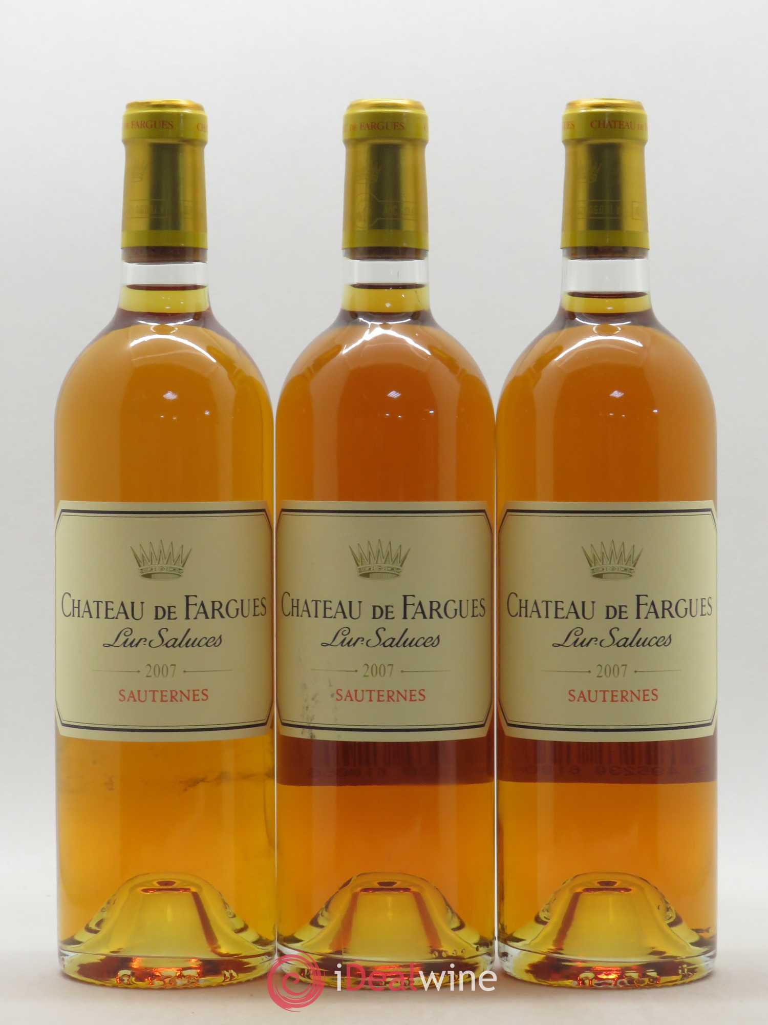 Château de Fargues 2007 - Lotto di 3 bottiglie - 0
