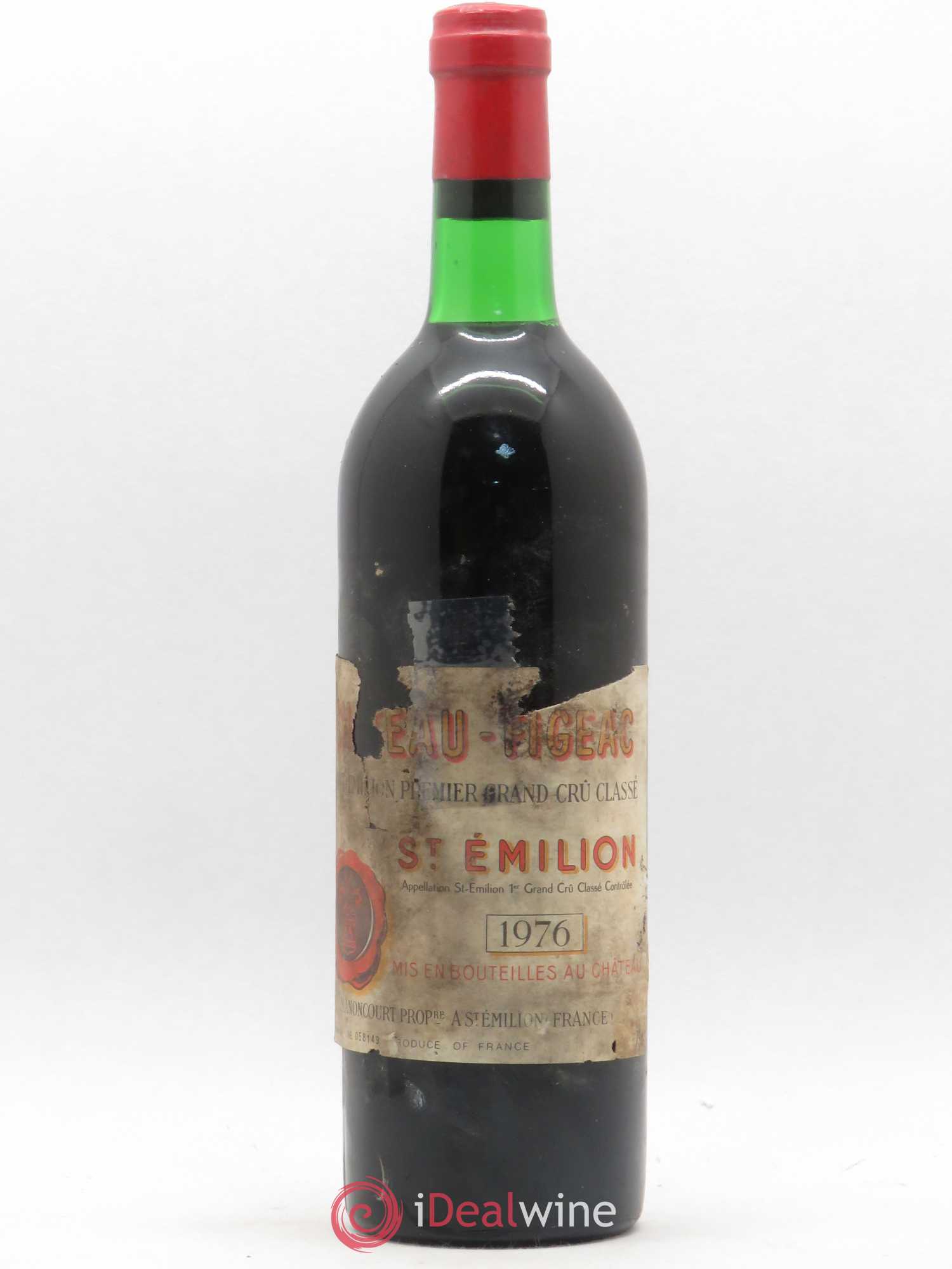 Château Figeac 1er Grand Cru Classé A 1976 - Lot de 1 bouteille - 0