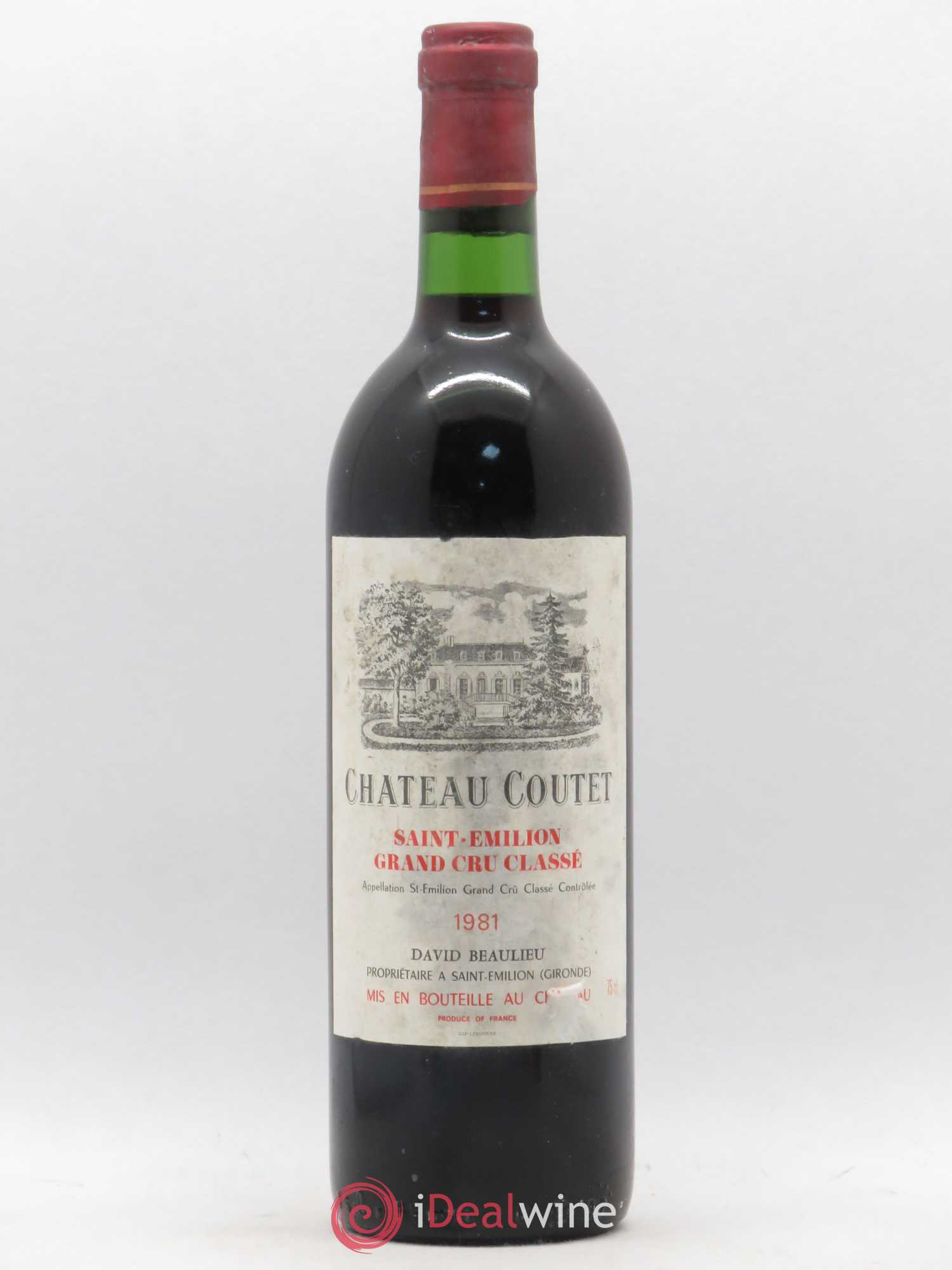 Saint-Émilion Château Coutet 1981 - Lot de 1 bouteille - 0