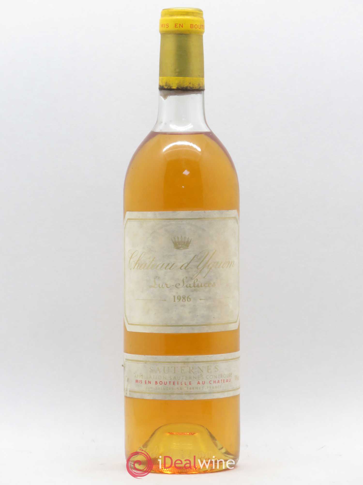 Château d' Yquem 1er Cru Classé Supérieur 1986 - Lotto di 1 bottiglia - 0