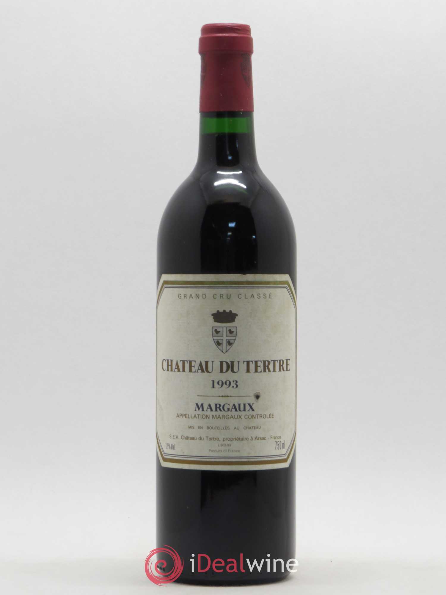 Château du Tertre 5ème Grand Cru Classé 1993 - Lot de 1 bouteille - 0