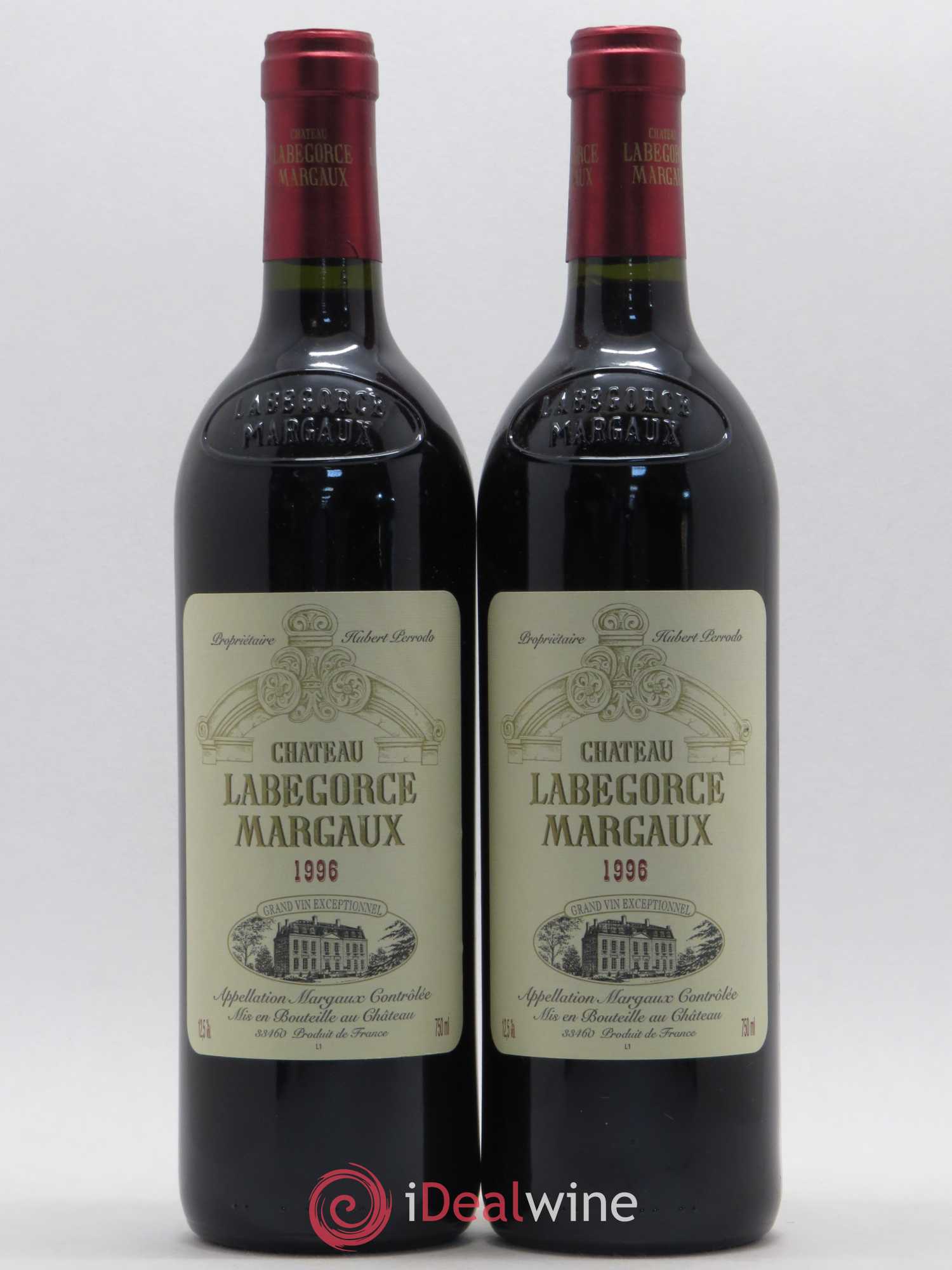 Château Labegorce Cru Bourgeois 1996 - Lot de 2 bouteilles - 0