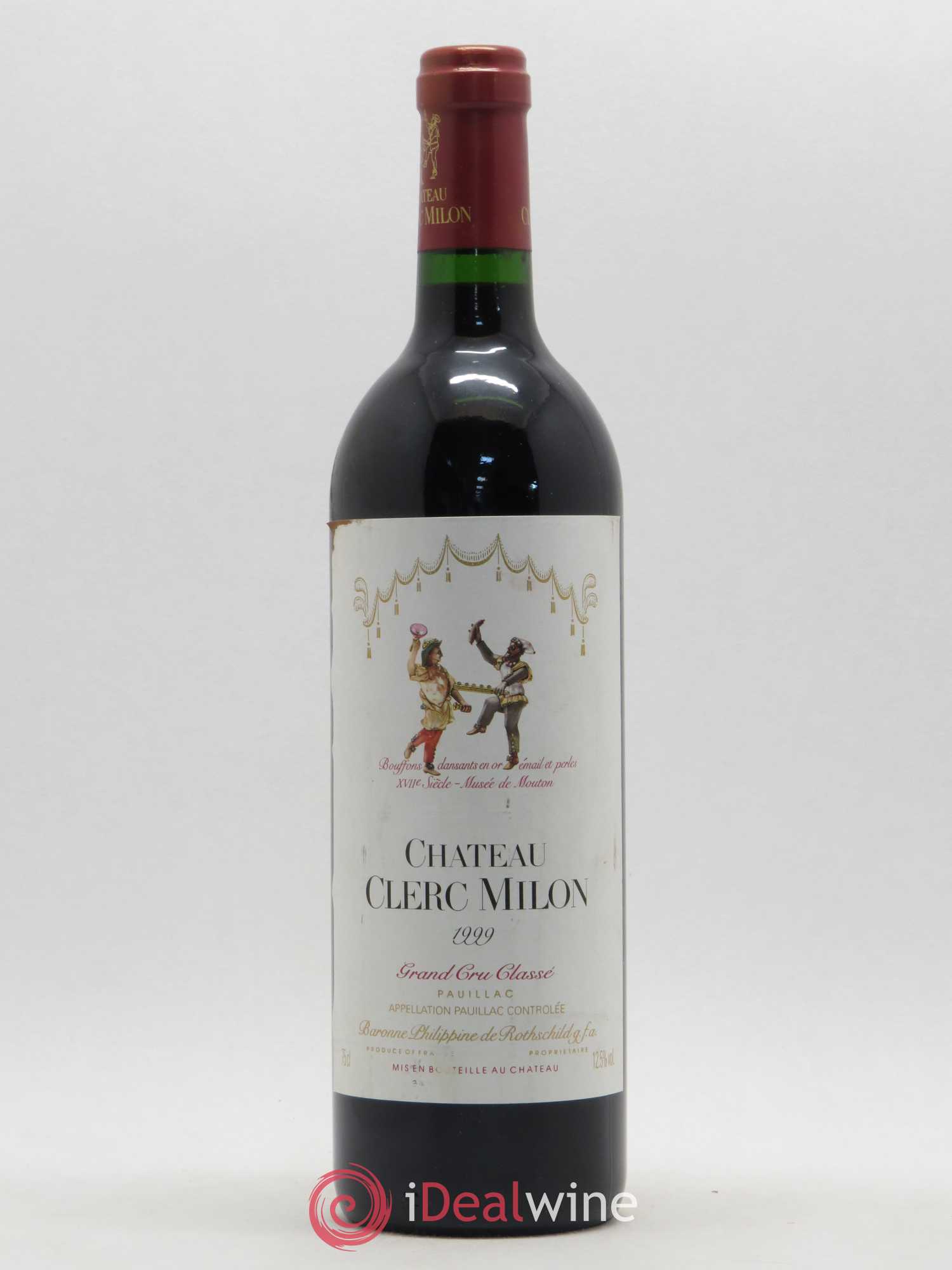 Château Clerc Milon 5ème Grand Cru Classé 1999 - Lot de 1 bouteille - 0