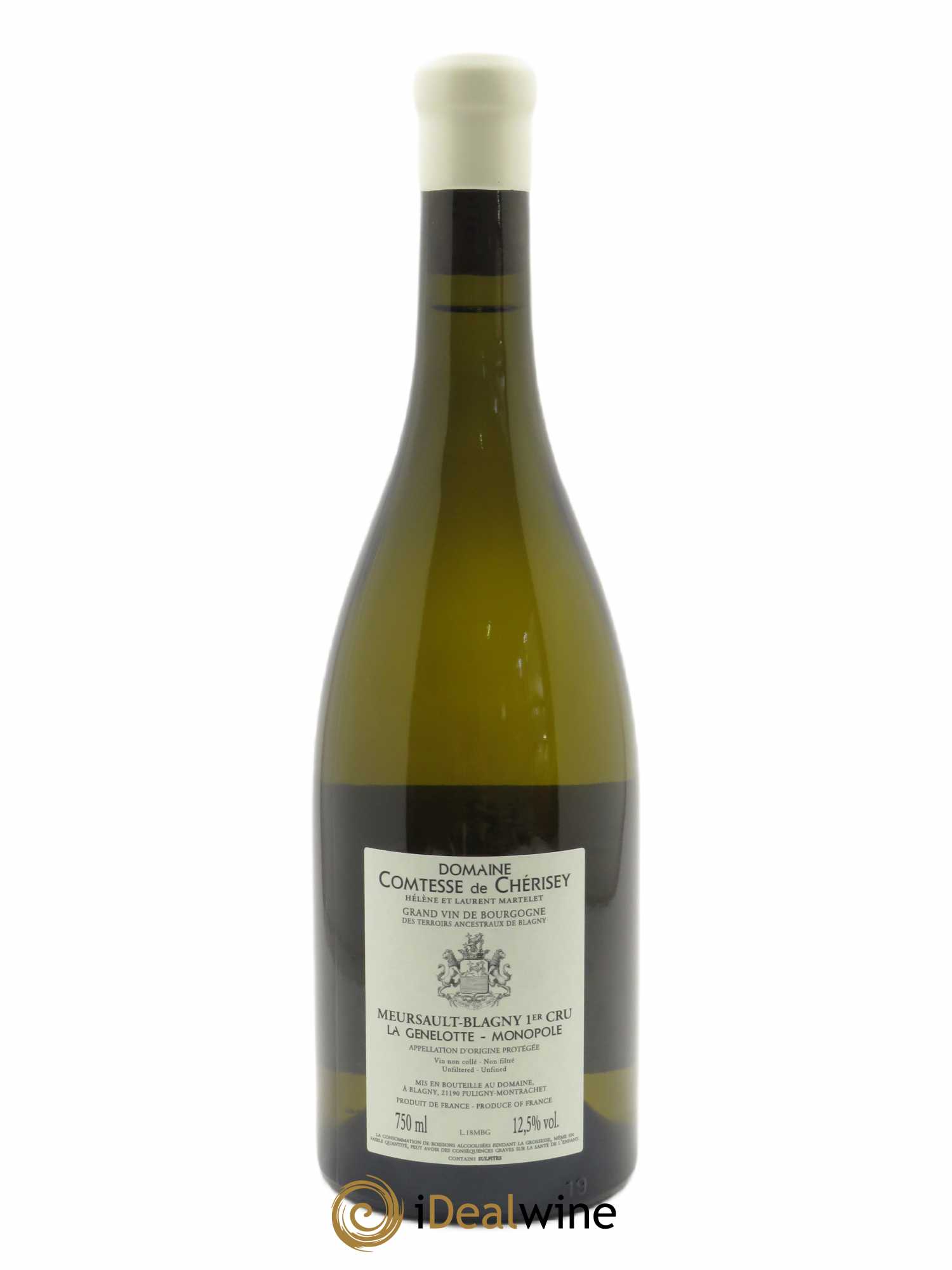 Meursault-Blagny 1er Cru La Genelotte Monopole Martelet de Cherisey (Domaine) 2018 - Lot de 1 bouteille - 1