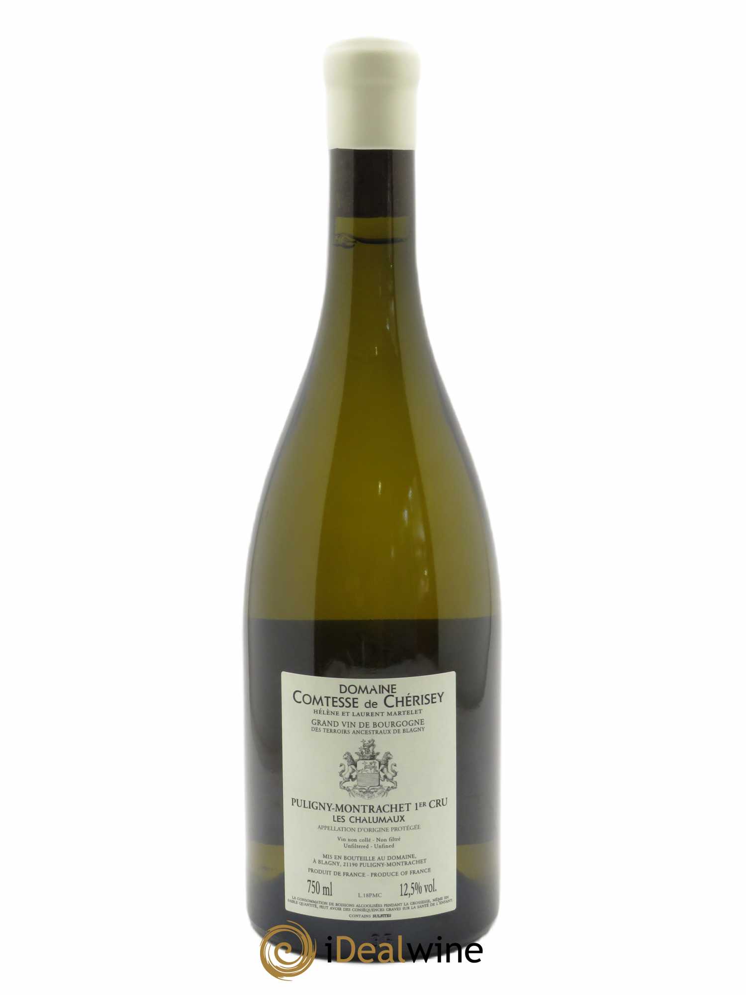 Puligny-Montrachet 1er Cru Chalumeau Martelet de Cherisey (Domaine) 2018 - Lot de 1 bouteille - 1