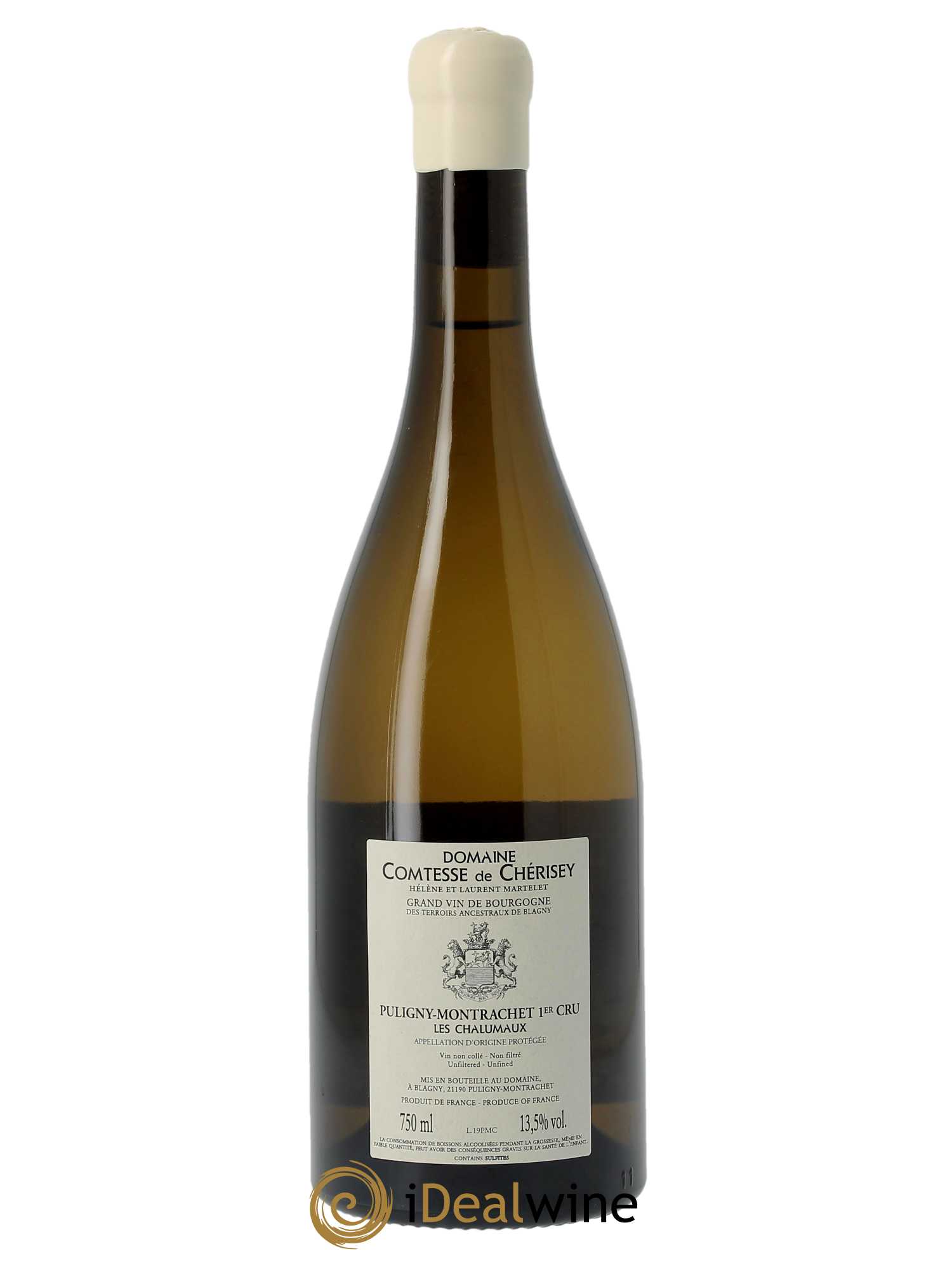 Puligny-Montrachet 1er Cru Chalumeau Martelet de Cherisey (Domaine) 2019 - Lot de 1 bouteille - 1