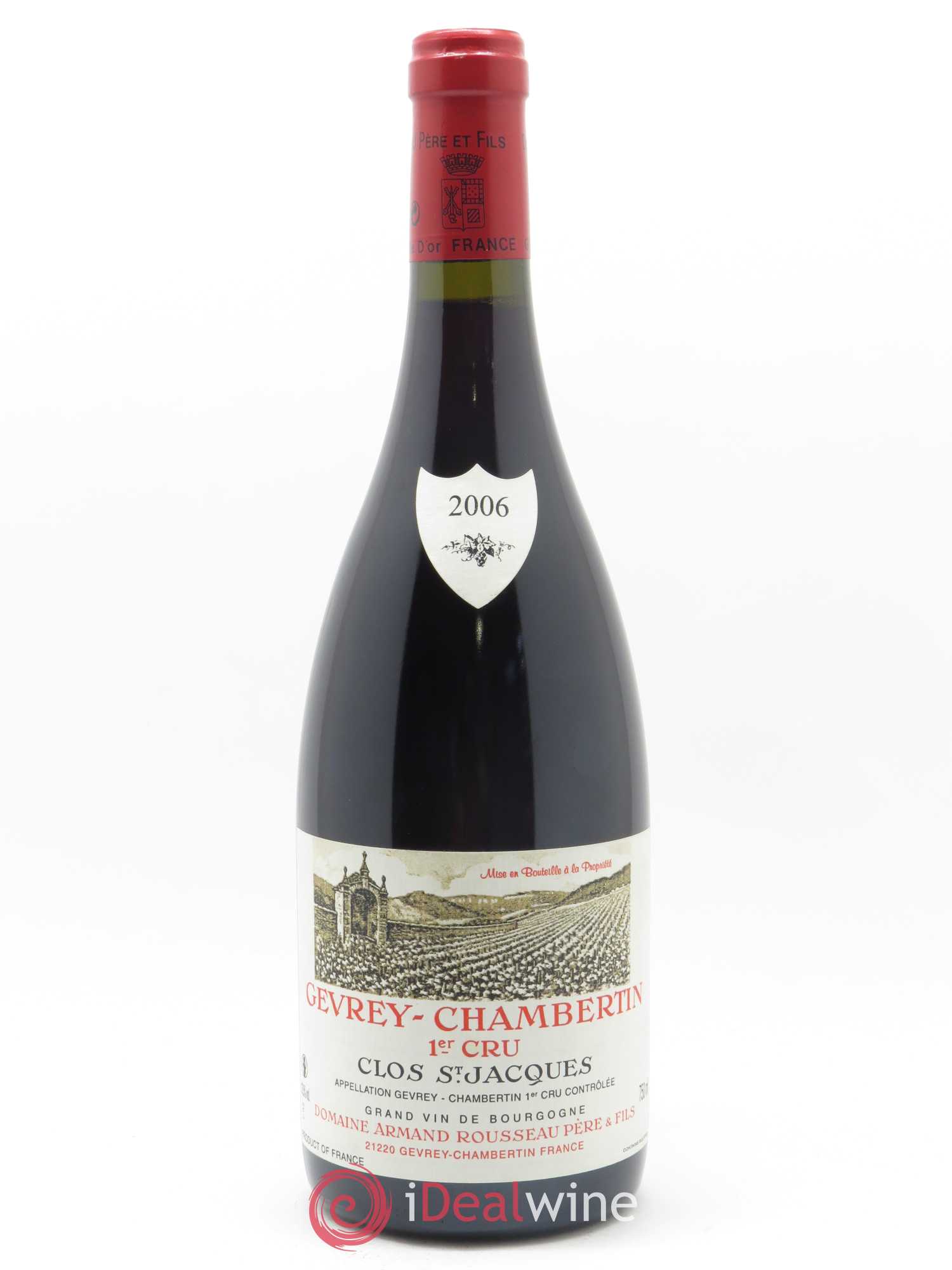 Gevrey-Chambertin 1er Cru Clos Saint-Jacques Armand Rousseau (Domaine) 2006 - Lot de 1 bouteille - 0