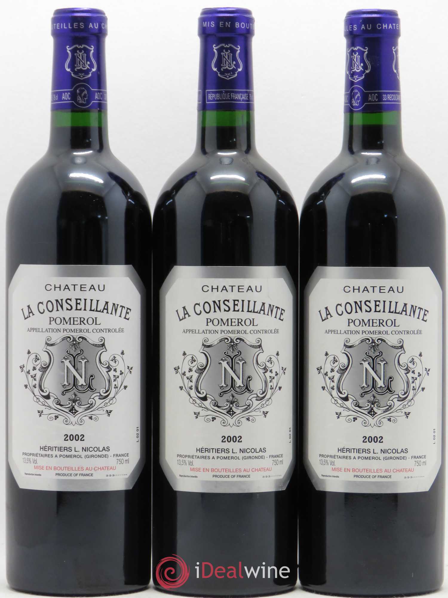 Château la Conseillante 2002 - Lot de 6 bouteilles - 2