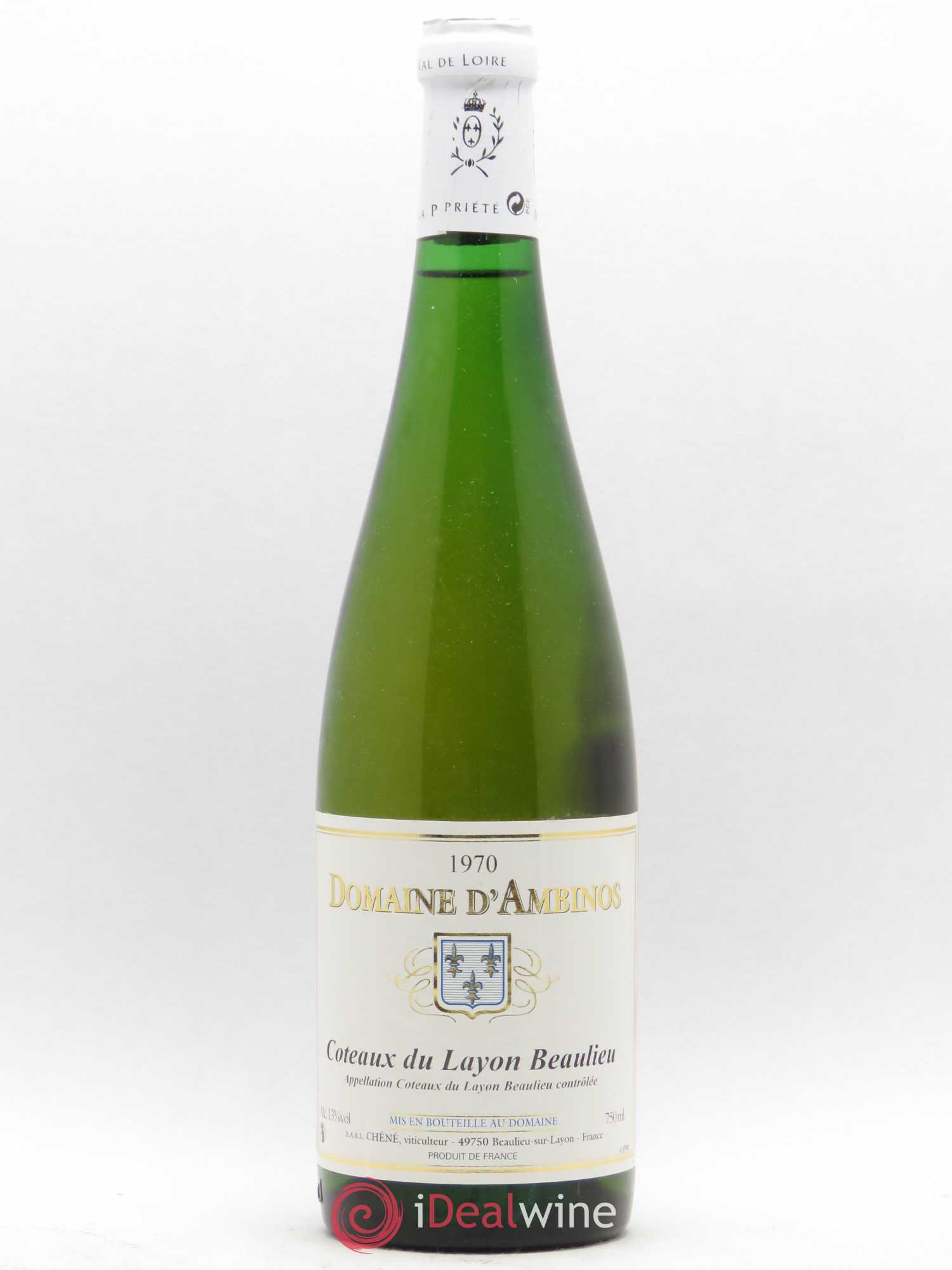 Coteaux du Layon Beaulieu Domaine d'Ambinos 1970 - Lotto di 1 bottiglia - 0