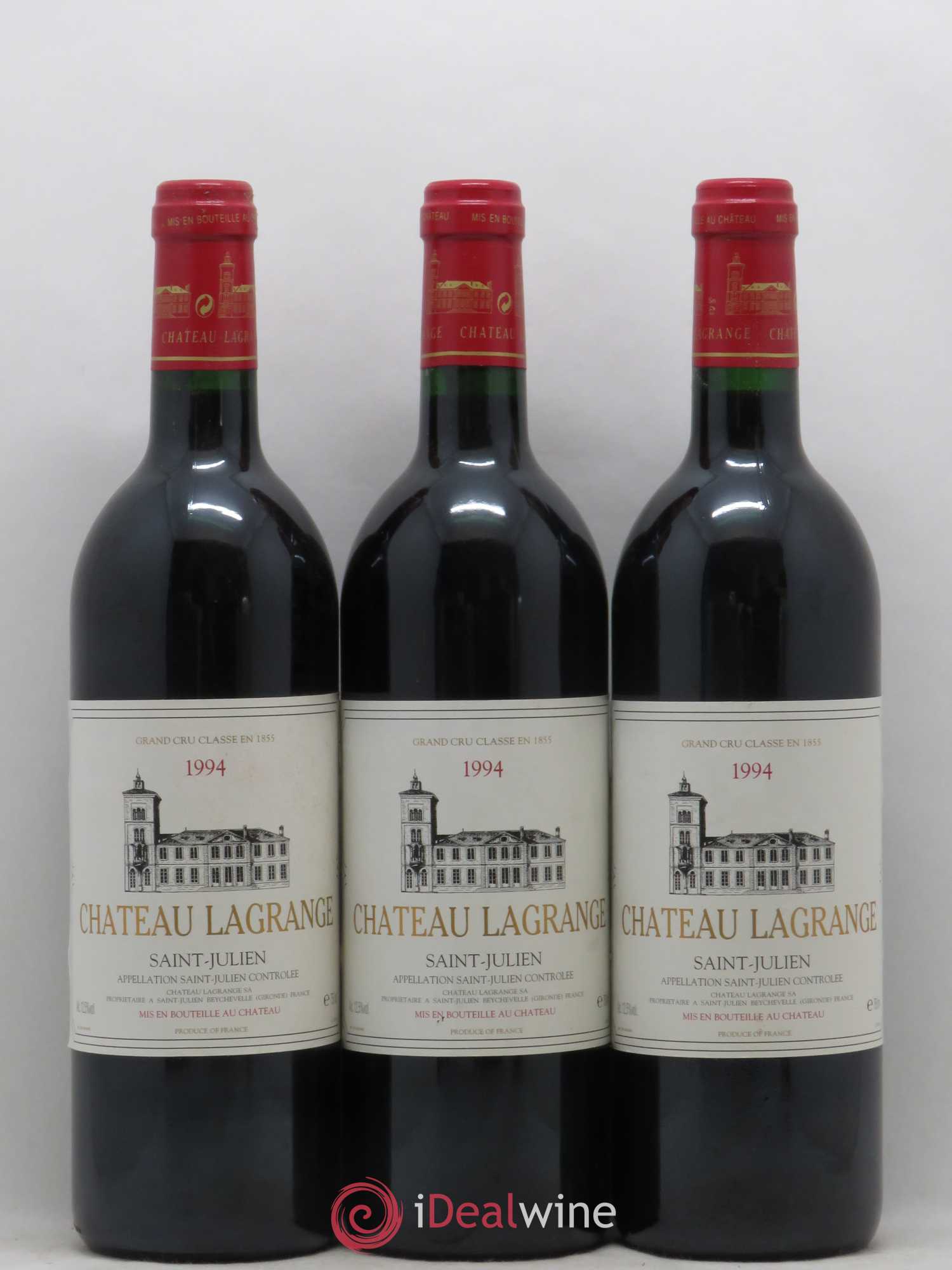 Château Lagrange 3ème Grand Cru Classé 1994 - Lot de 3 bouteilles - 0