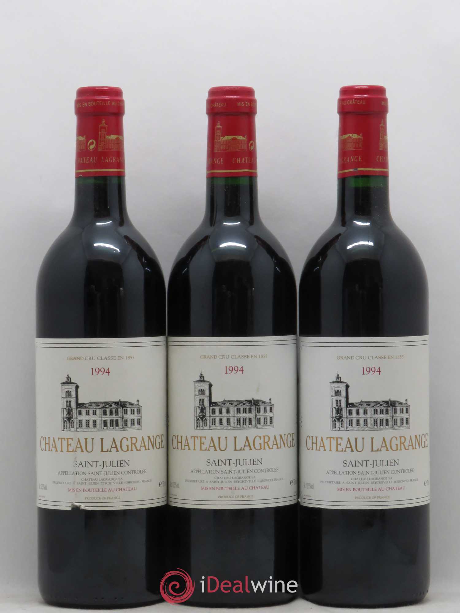Château Lagrange 3ème Grand Cru Classé 1994 - Lot de 3 bouteilles - 0