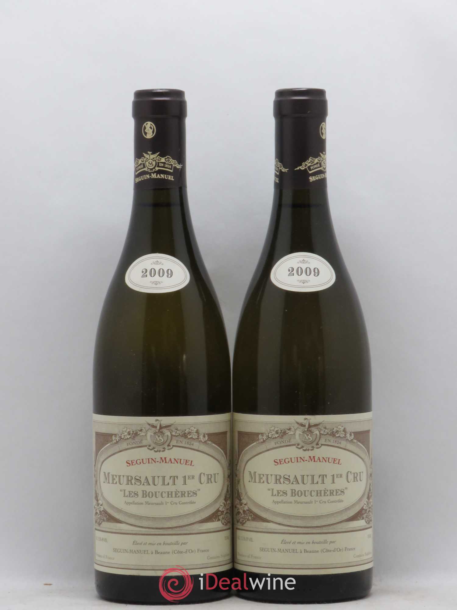 Meursault 1er Cru Les Boucheres Seguin-Manuel 2009 - Posten von 2 Flaschen - 0