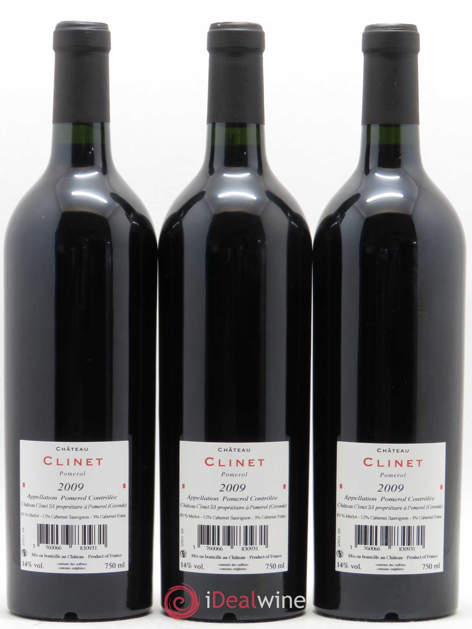Château Clinet 2009 - Lot de 6 bouteilles - 2