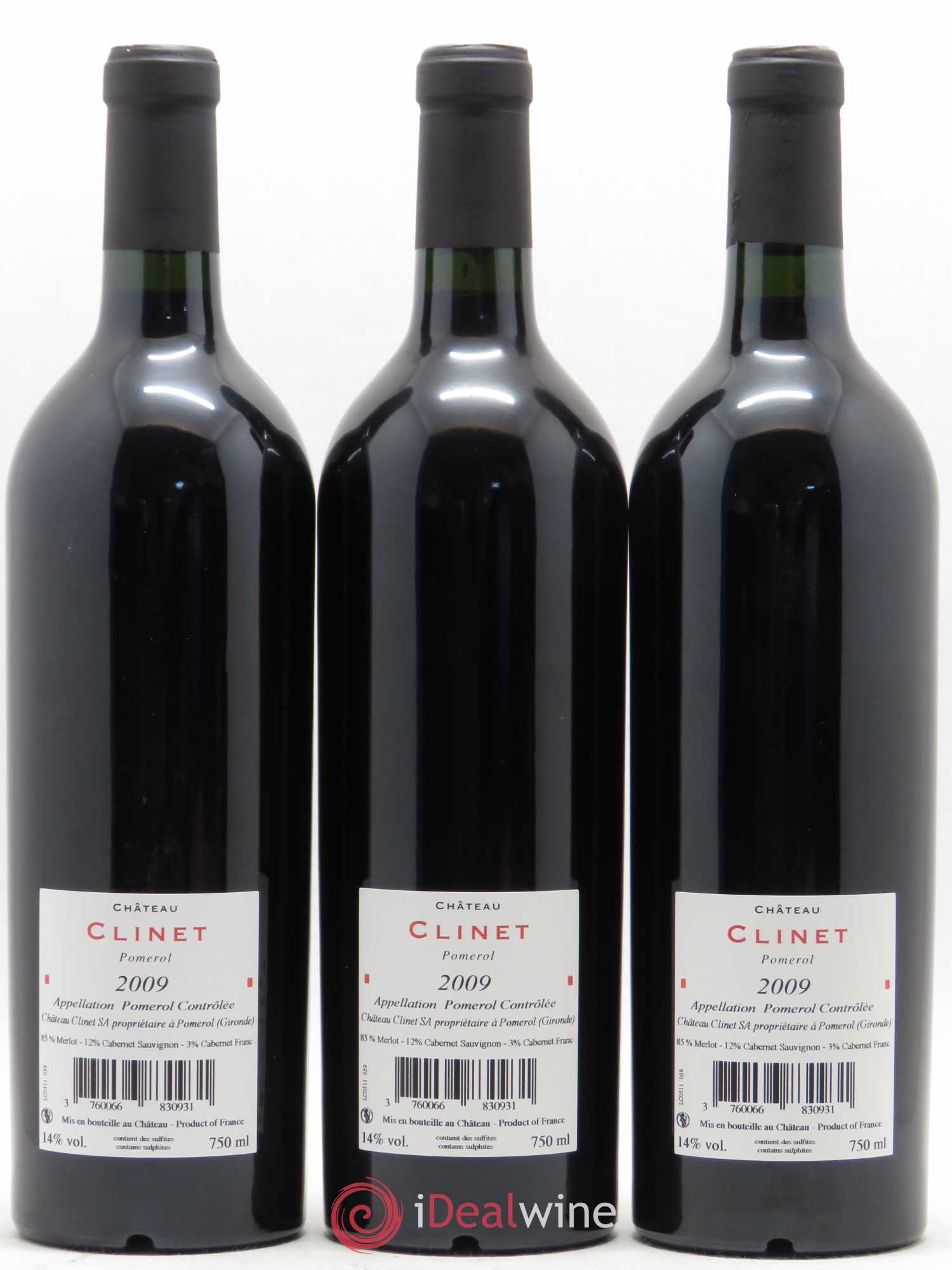 Château Clinet 2009 - Lot de 6 bouteilles - 4