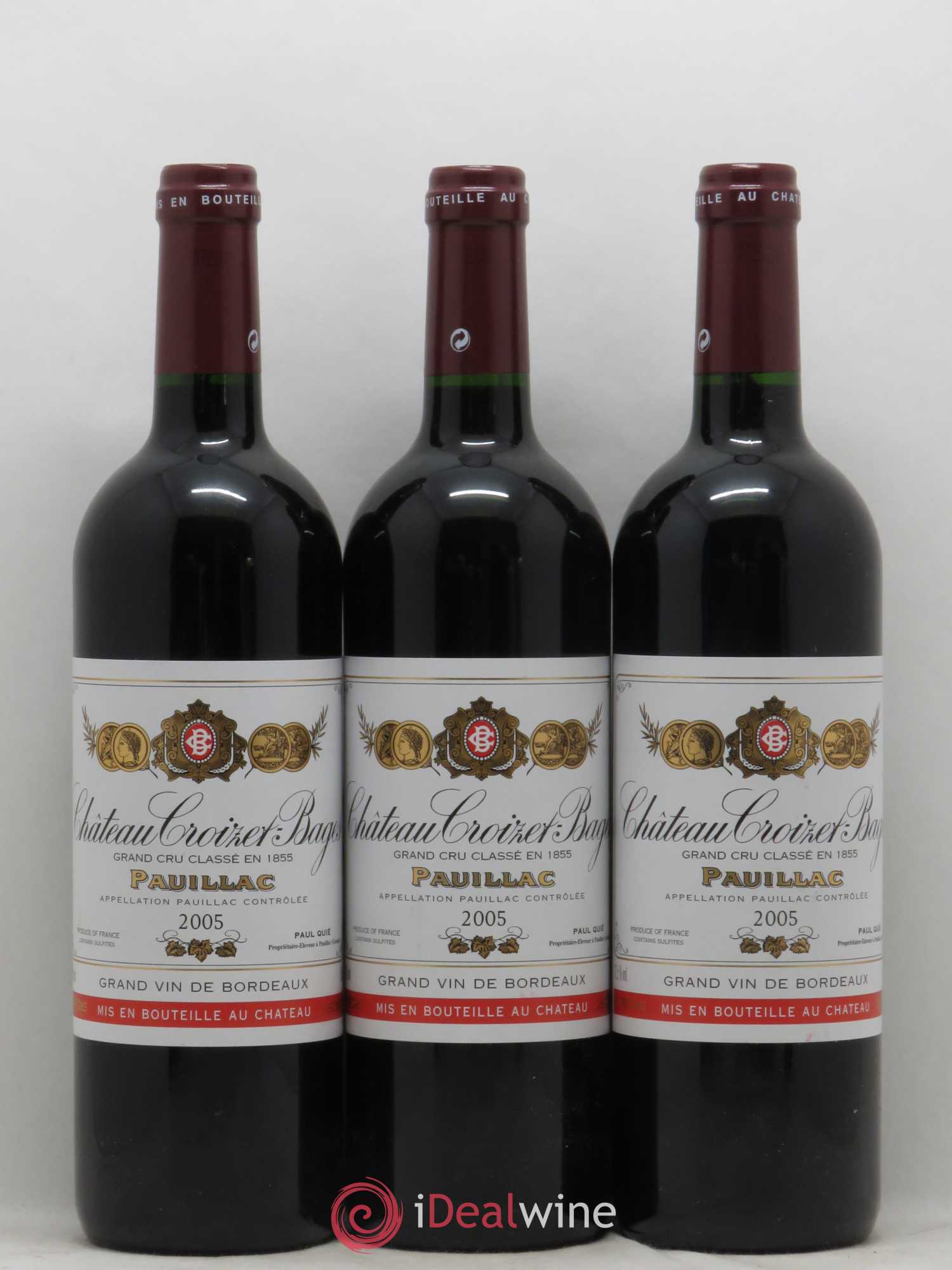 Château Croizet Bages 5ème Grand Cru Classé 2005 - Lotto di 6 bottiglie - 2