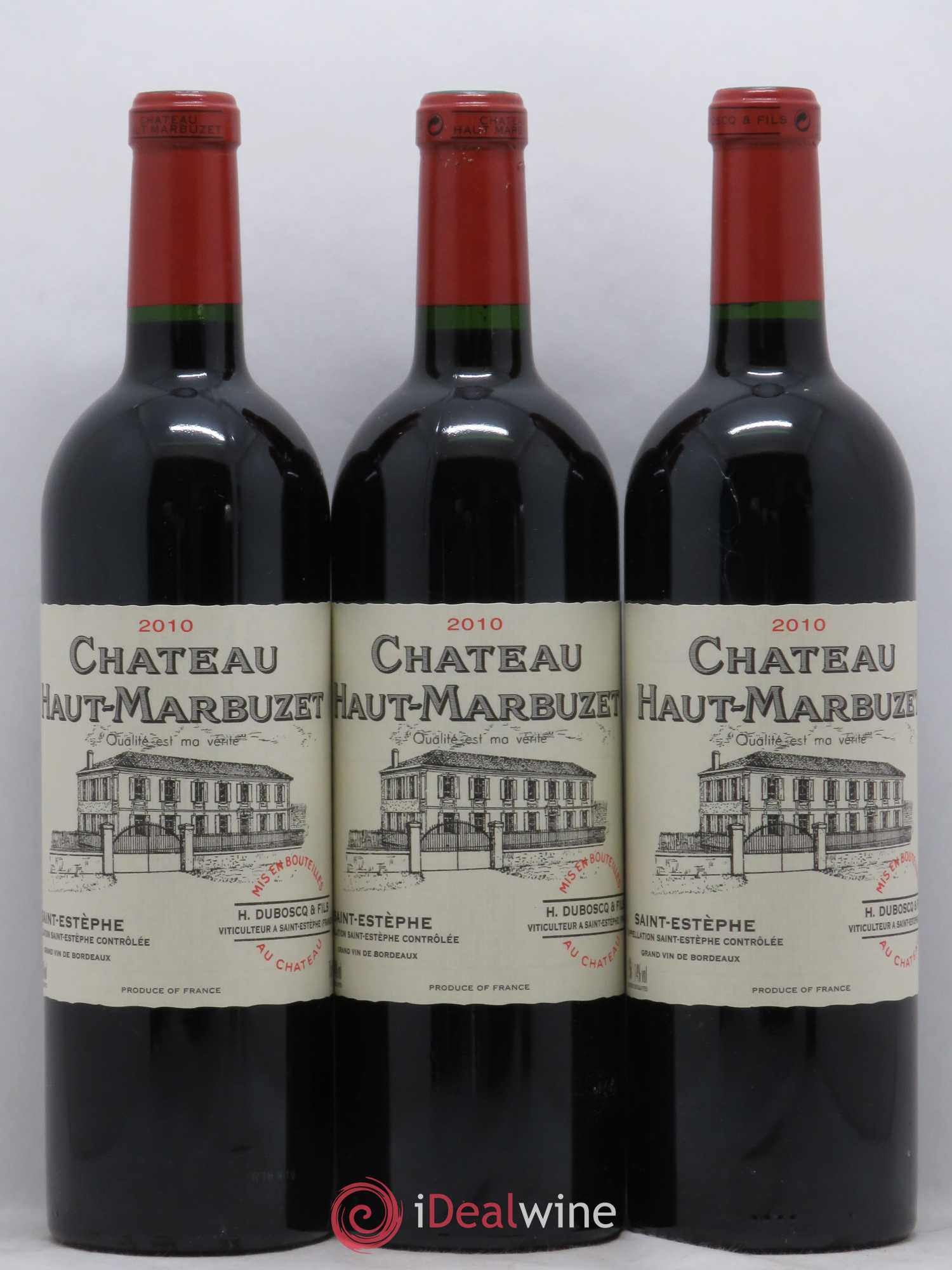 Château Haut Marbuzet 2010 - Lot de 6 bouteilles - 1